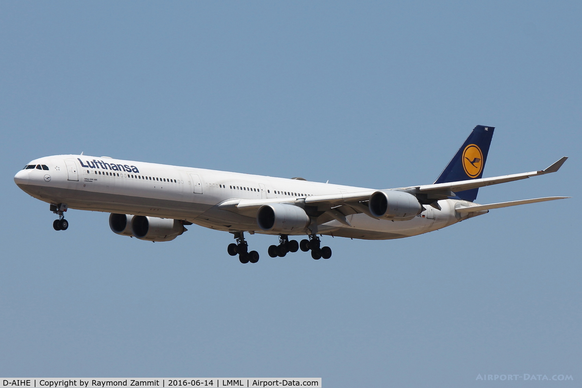 D-AIHE, 2003 Airbus A340-642 C/N 540, A340 D-AIHE Lufthansa