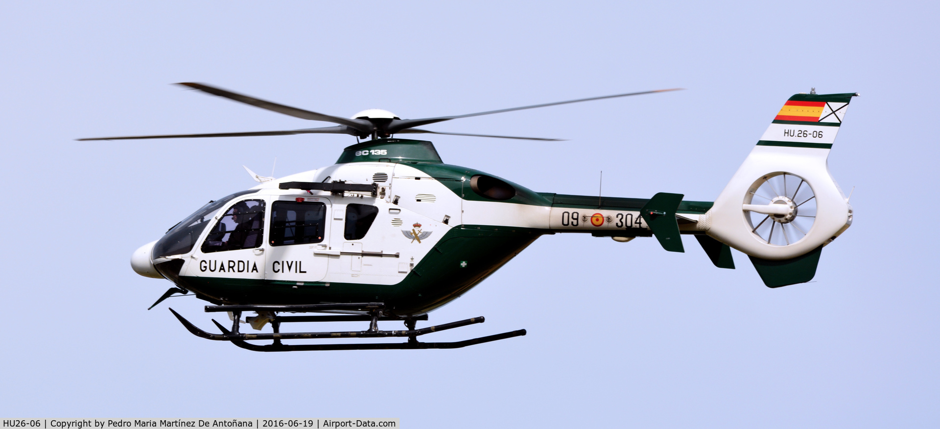 HU26-06, Eurocopter EC-135P-2 C/N 0366, Ventas de Armentia - España