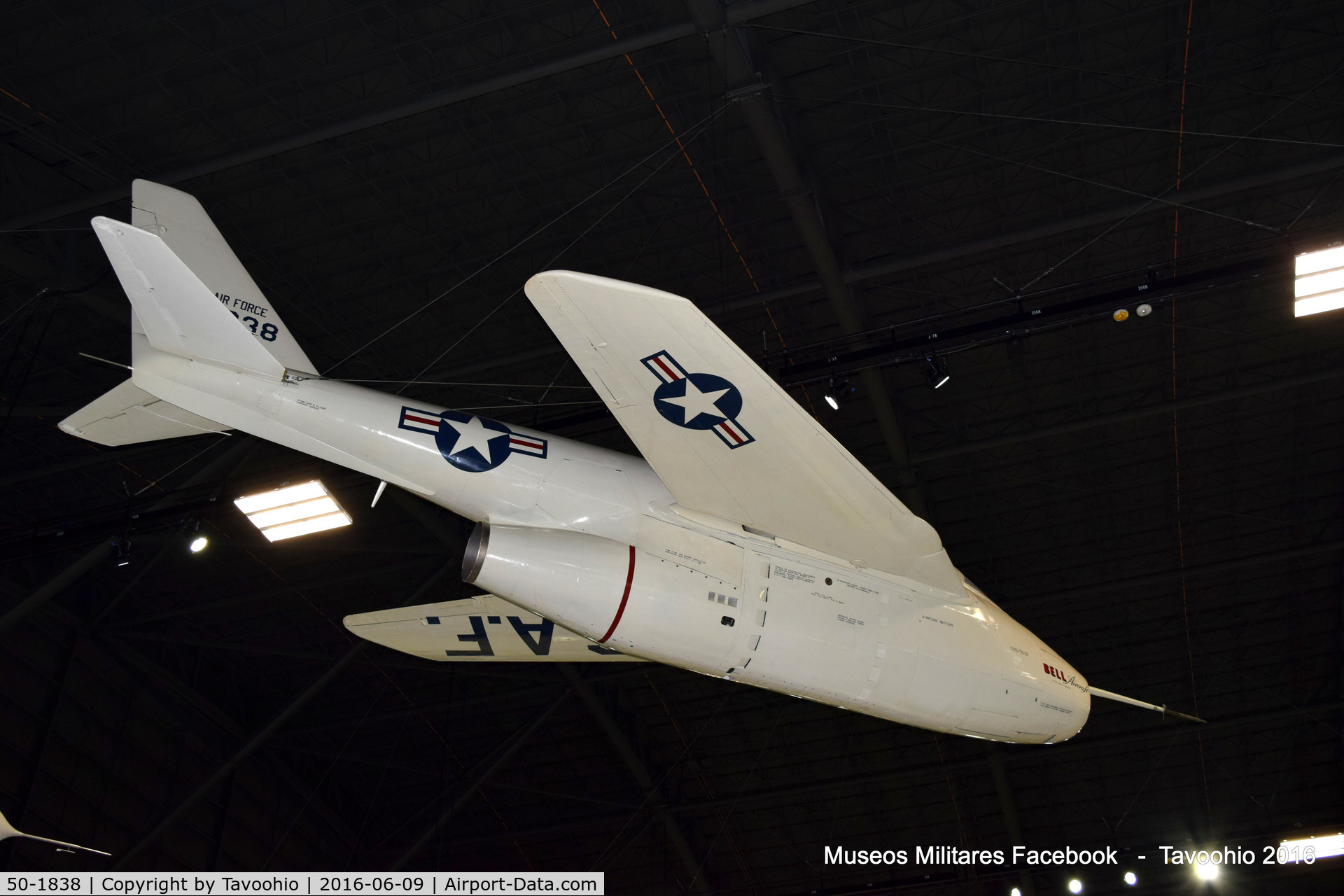 50-1838, 1950 Bell X-5 C/N Not found 50-1838, Bell X-5