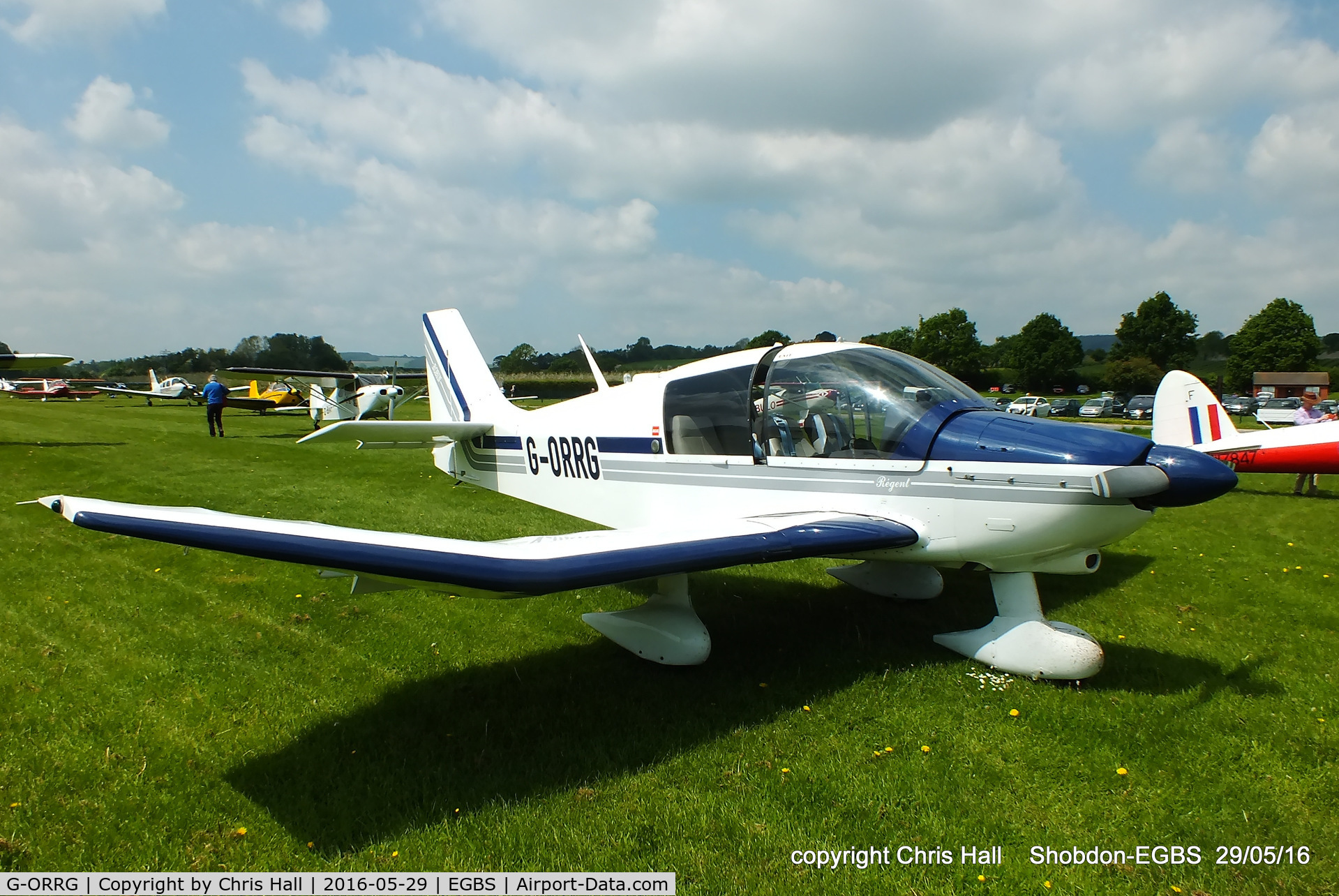 G-ORRG, 1977 Robin DR-400-180 Regent Regent C/N 1216, at Shobdon