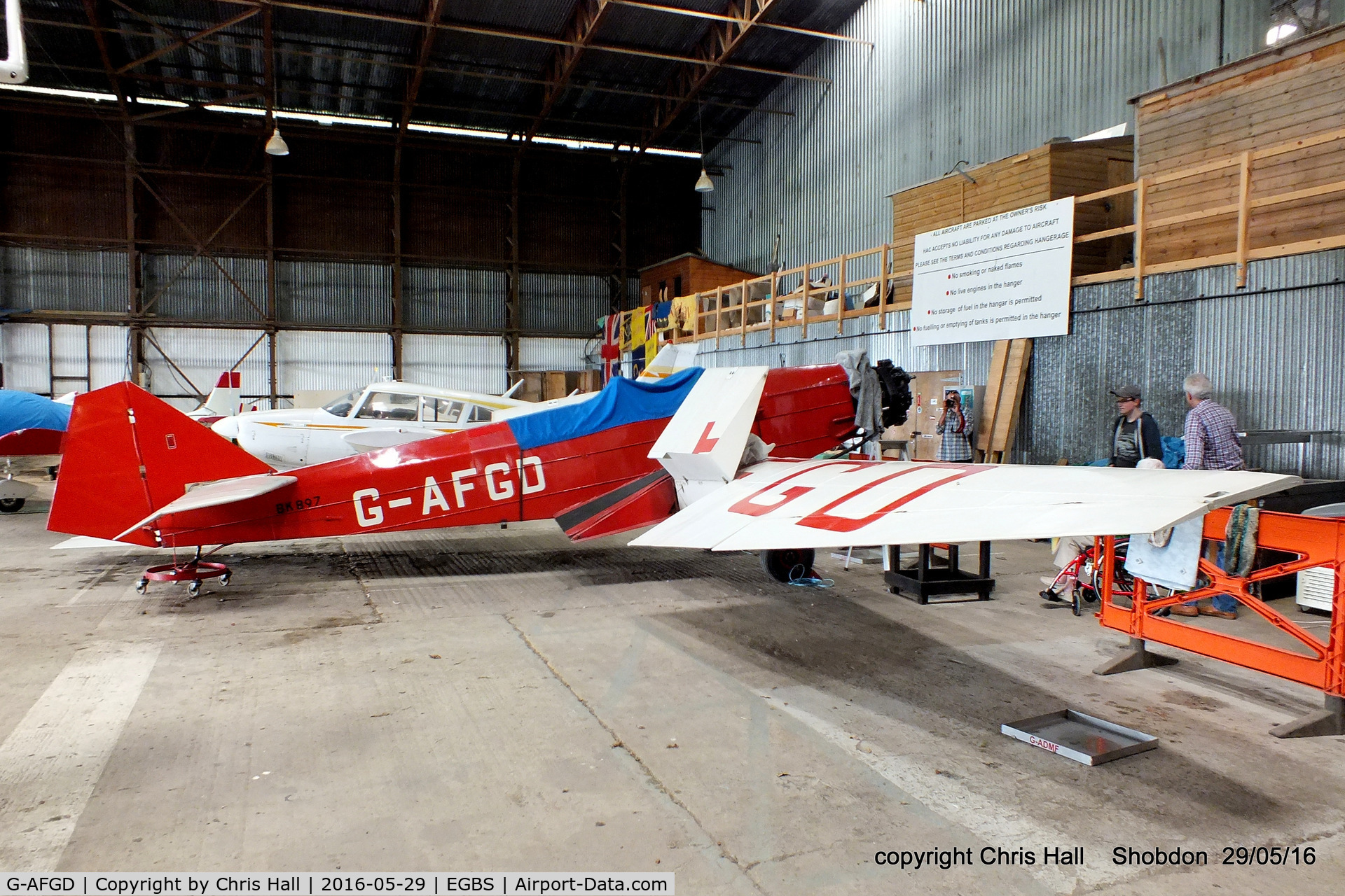 G-AFGD, 1937 British Aircraft Manufacturing Company Ltd Swallow L25C MK.2 C/N 469, at Shobdon