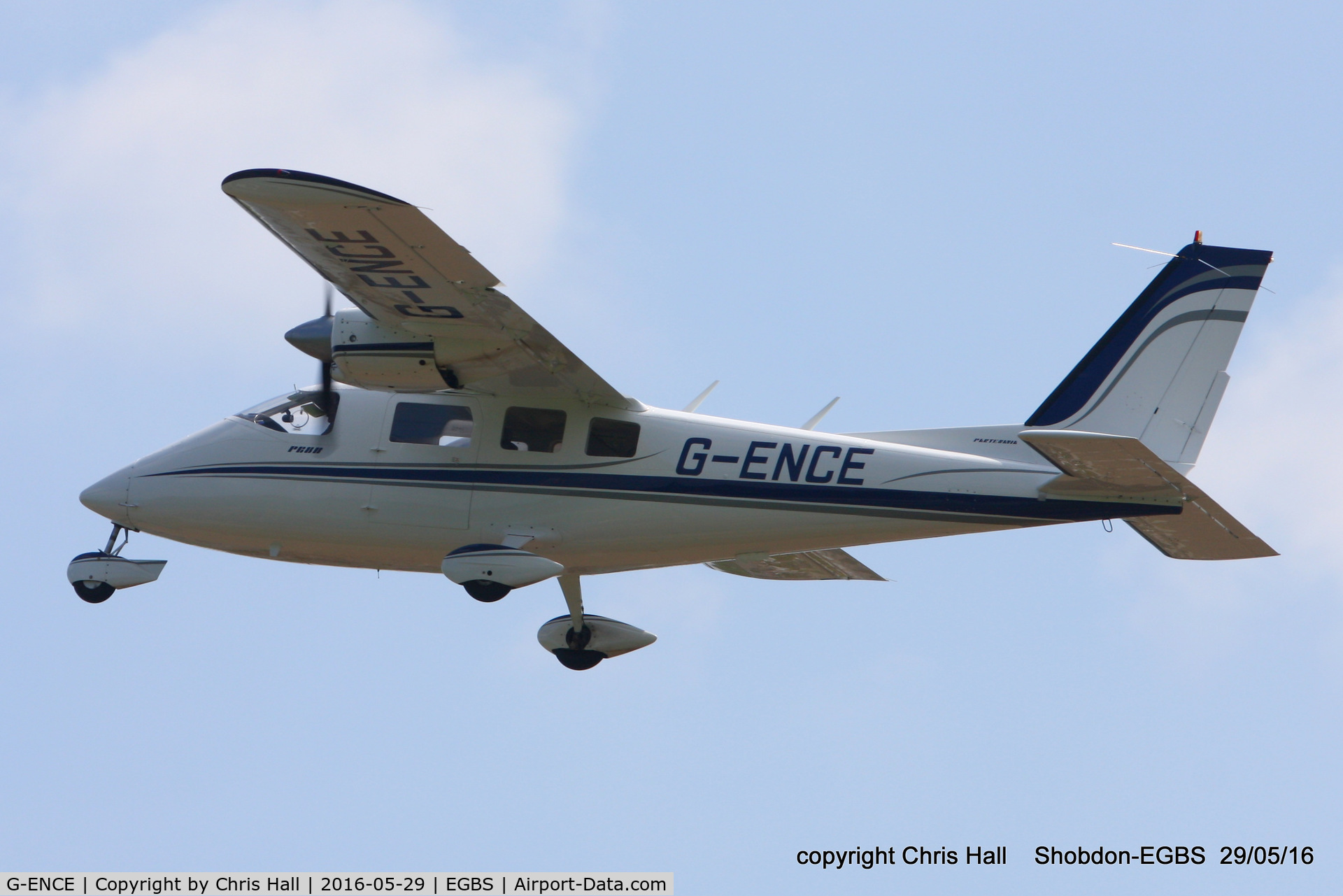 G-ENCE, 1978 Partenavia P-68B C/N 141, at Shobdon