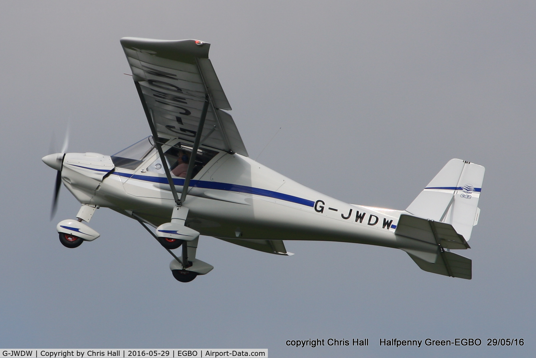 G-JWDW, 2016 Comco Ikarus C42 FB80 C/N 1604-7449, at Halfpenny Green