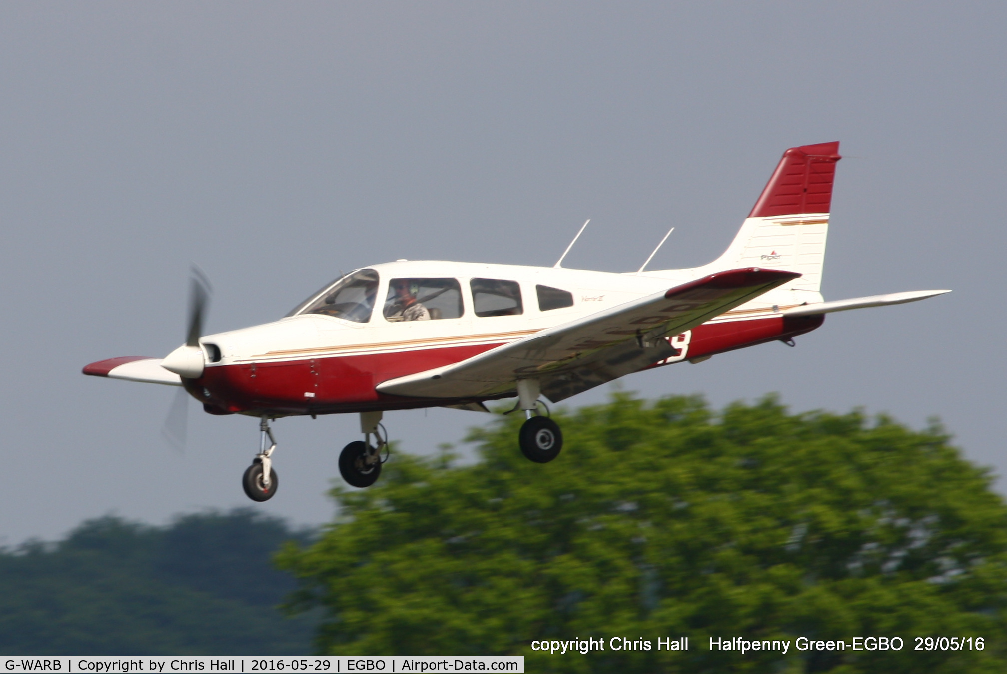 G-WARB, 1998 Piper PA-28-161 Cherokee Warrior III C/N 28-42034, at Halfpenny Green