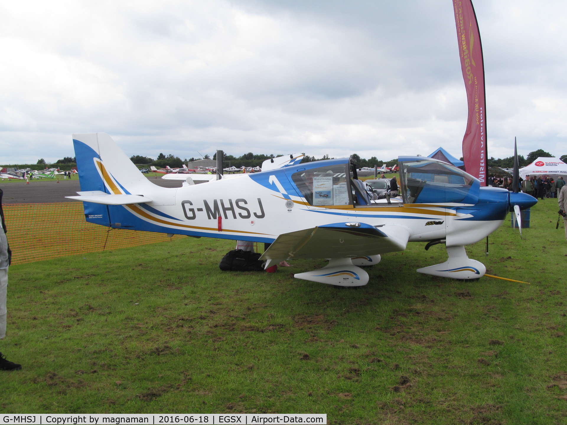 G-MHSJ, 2015 Robin DR-400-140B Major C/N 2682, at fly in
