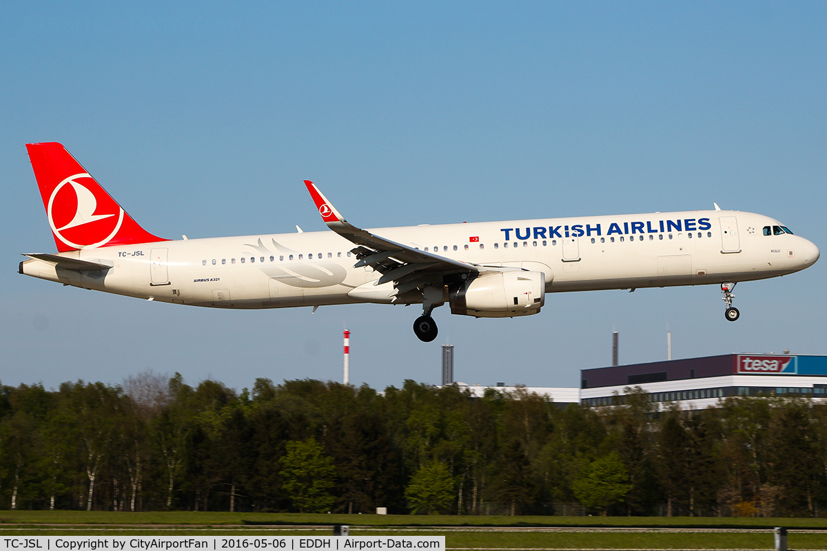 TC-JSL, 2011 Airbus A321-231 C/N 5667, Turkish Airlines (THY/TK)