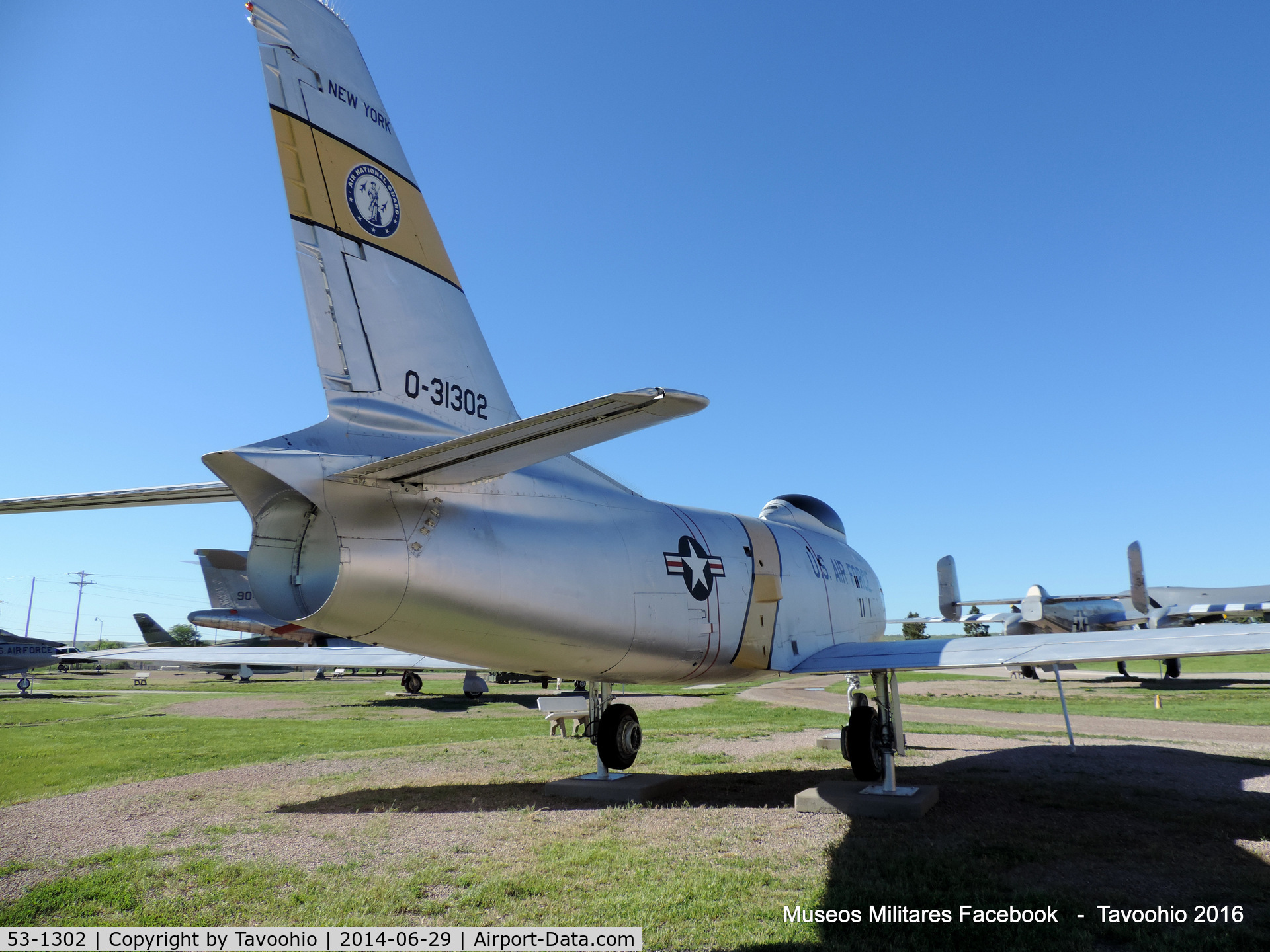53-1302, 1953 North American F-86H-10-NH Sabre C/N 203-74, North American F-86H Sabre