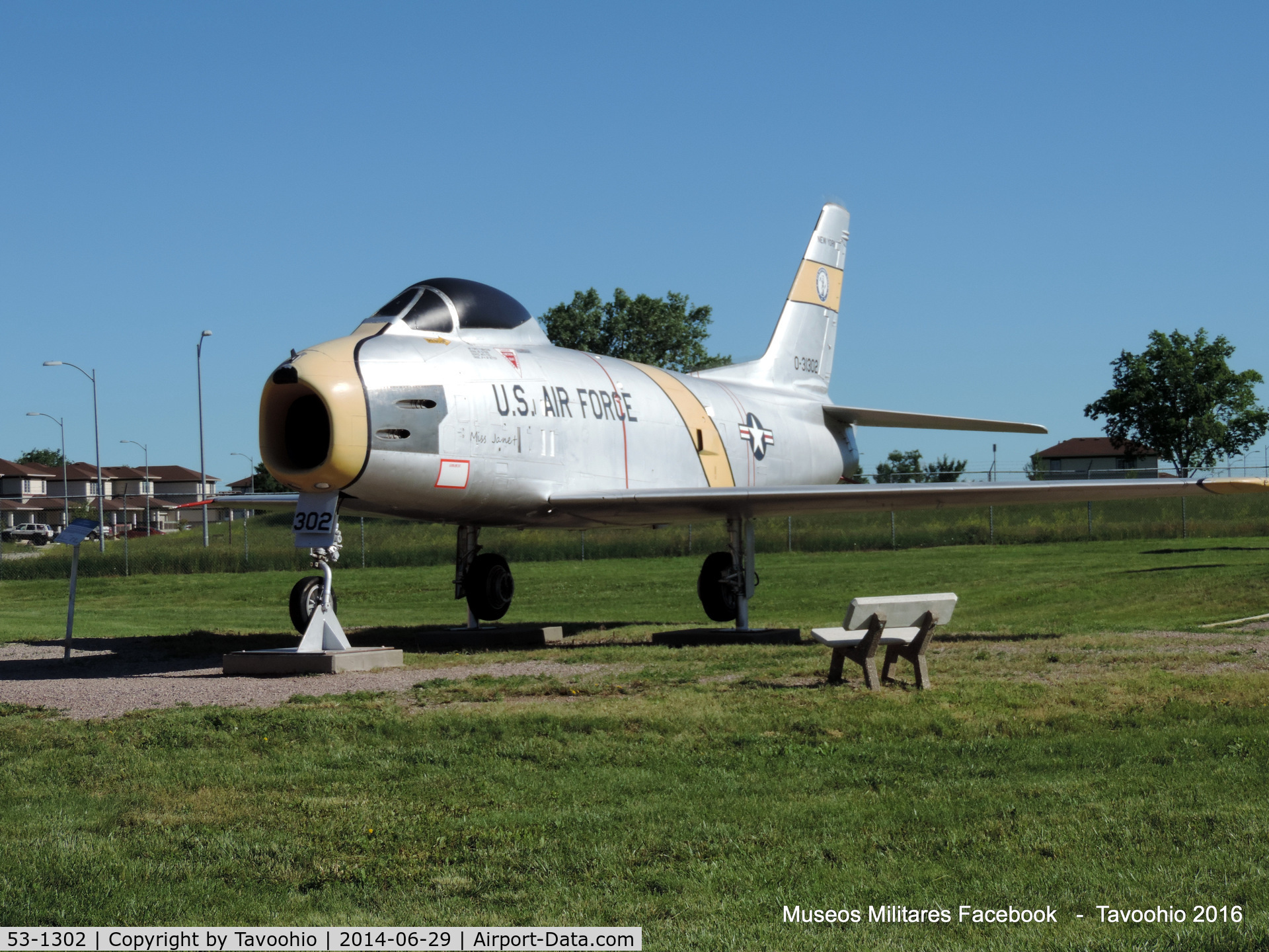 53-1302, 1953 North American F-86H-10-NH Sabre C/N 203-74, North American F-86H Sabre