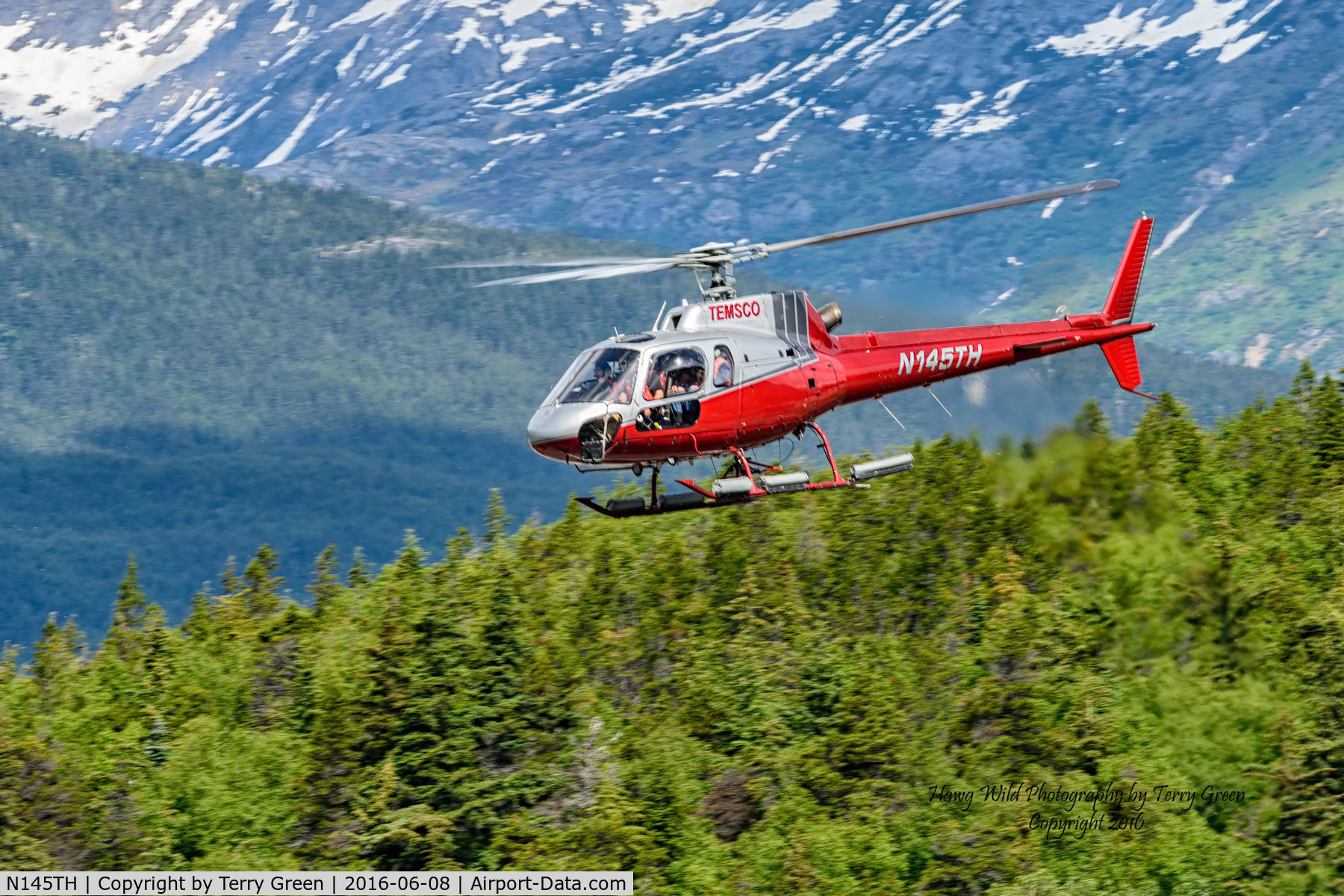 N145TH, 2003 Eurocopter AS-350B-2 Ecureuil Ecureuil C/N 9060, Skagway, Alaska
