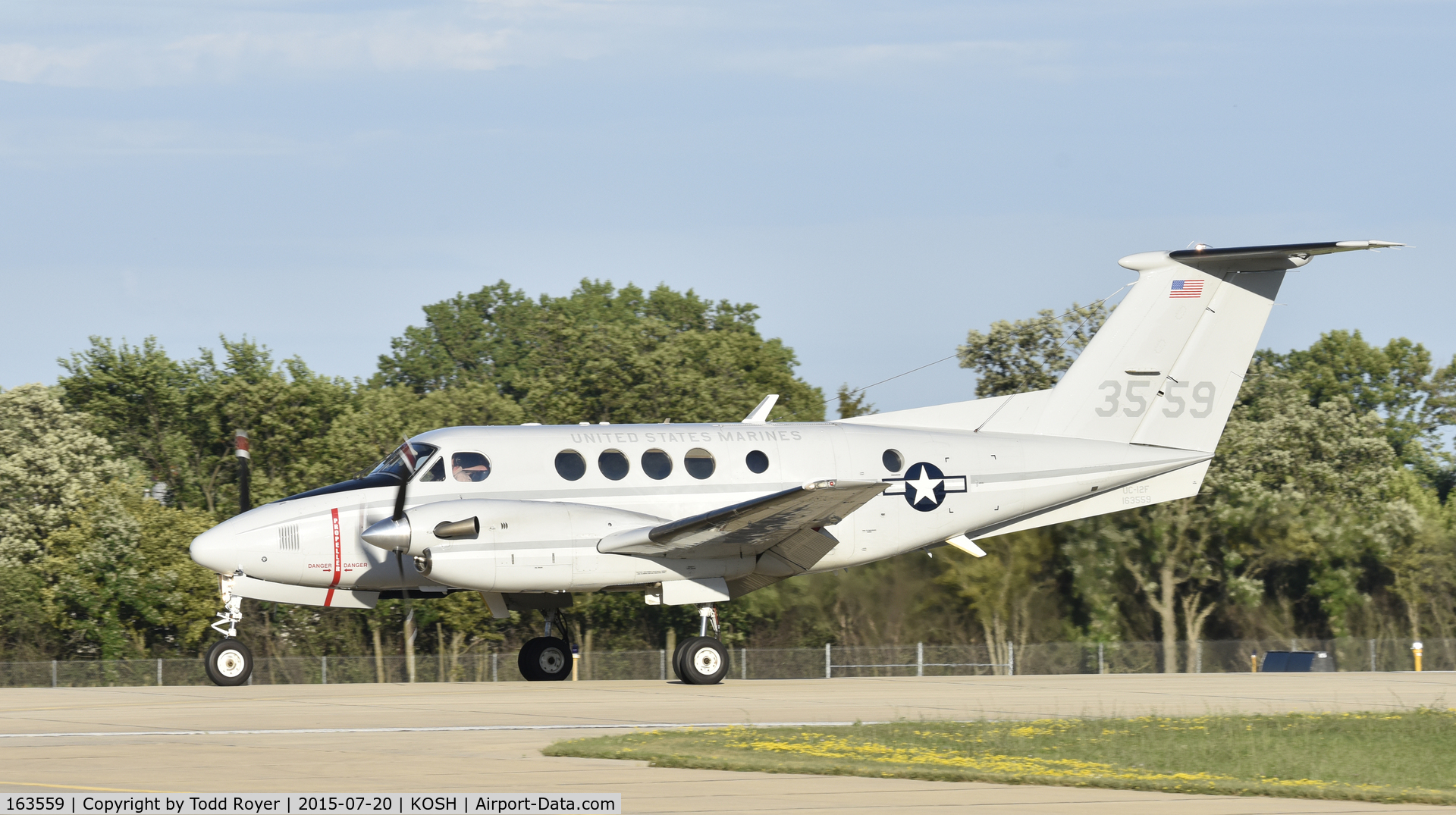 163559, Beech UC-12F Huron C/N BU-7, Airventure 2015