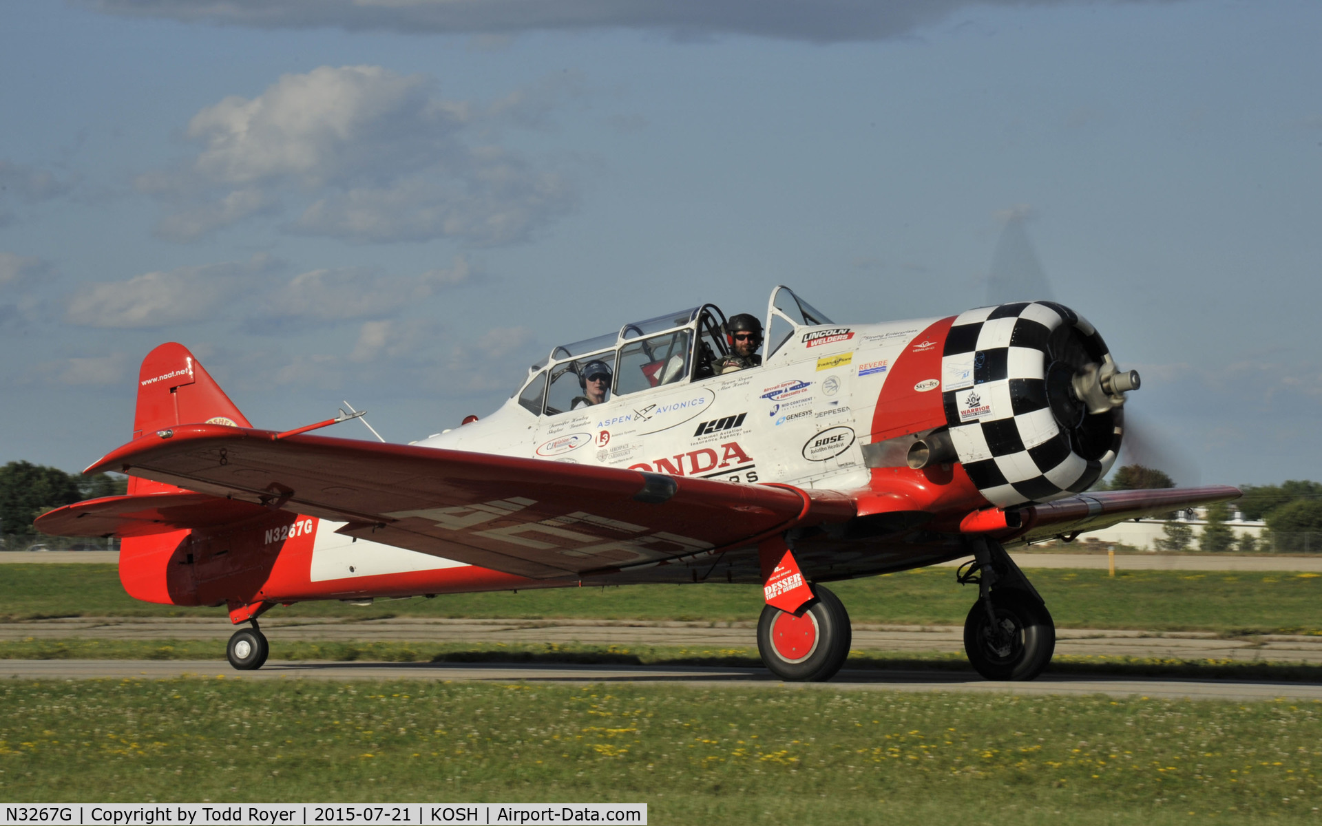 N3267G, 1943 North American SNJ-5 Texan C/N 88-15114, Airventure 2015