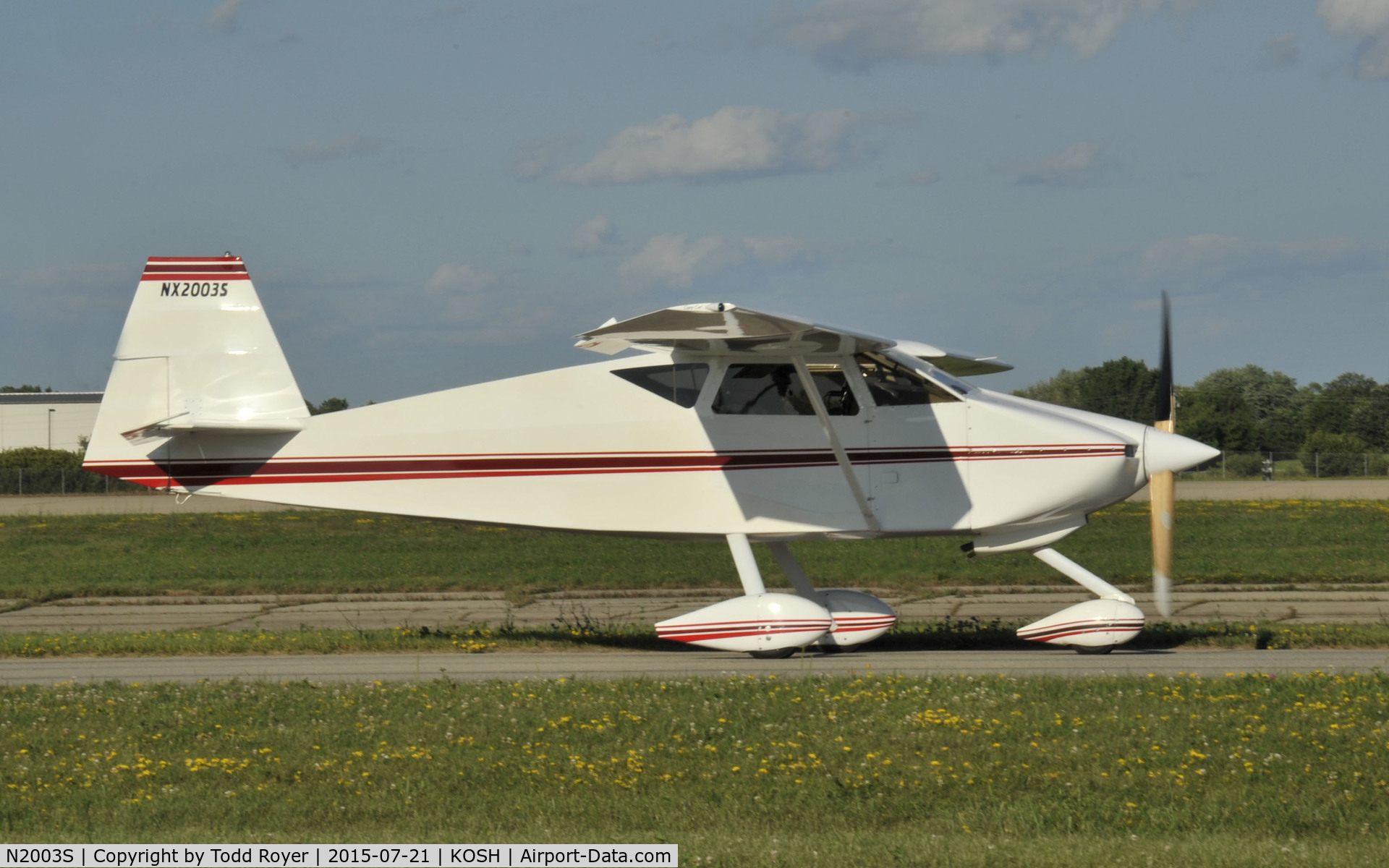 N2003S, 2002 Wittman W-8 Tailwind C/N 1140, Airventure 2015