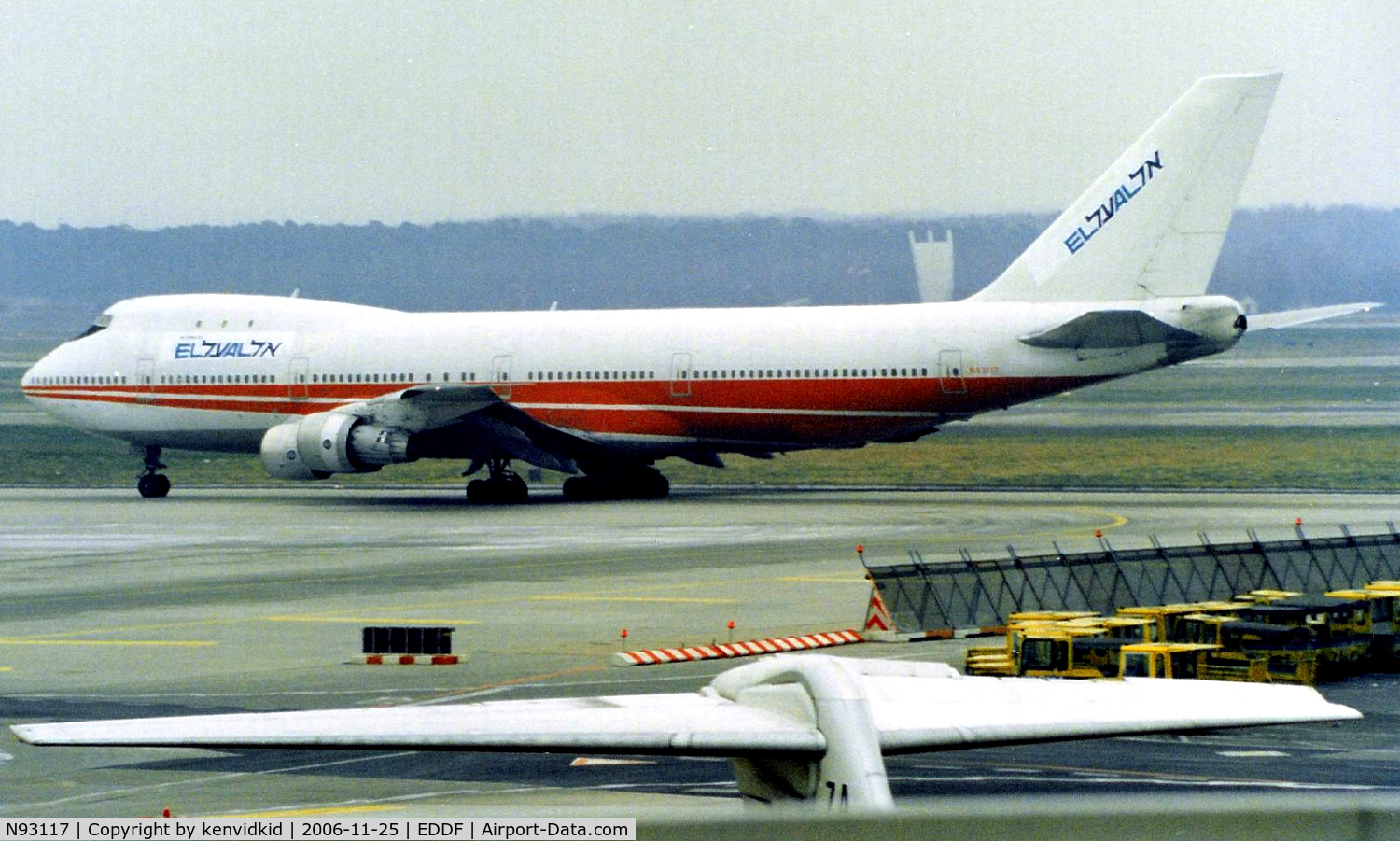 N93117, Boeing 747-131 C/N 20322, Basic TWA livery with additional El Al titles.