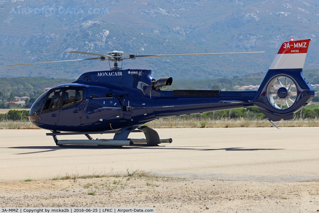 3A-MMZ, 2015 Airbus Helicopters H-130 C/N 8179, Parked