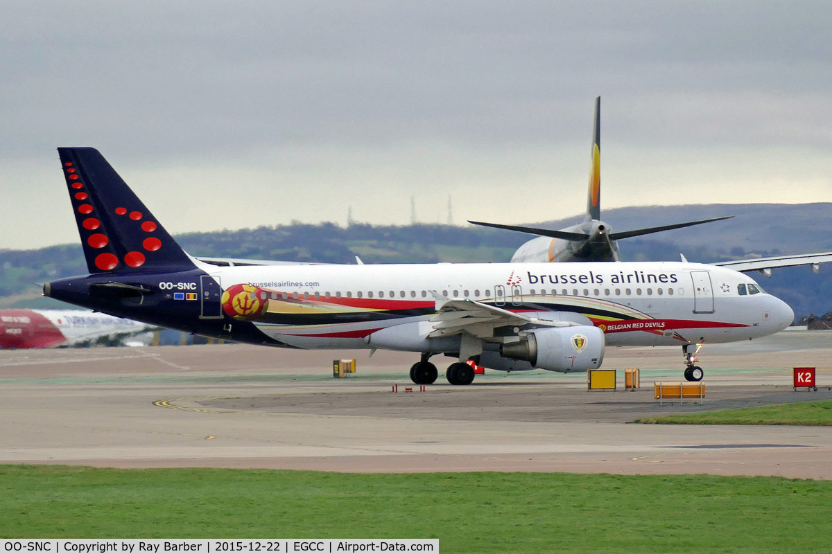 OO-SNC, 2002 Airbus A320-214 C/N 1797, Airbus A320-214 [1797] (Brussels Airlines) Manchester-Ringway~G 22/12/2015