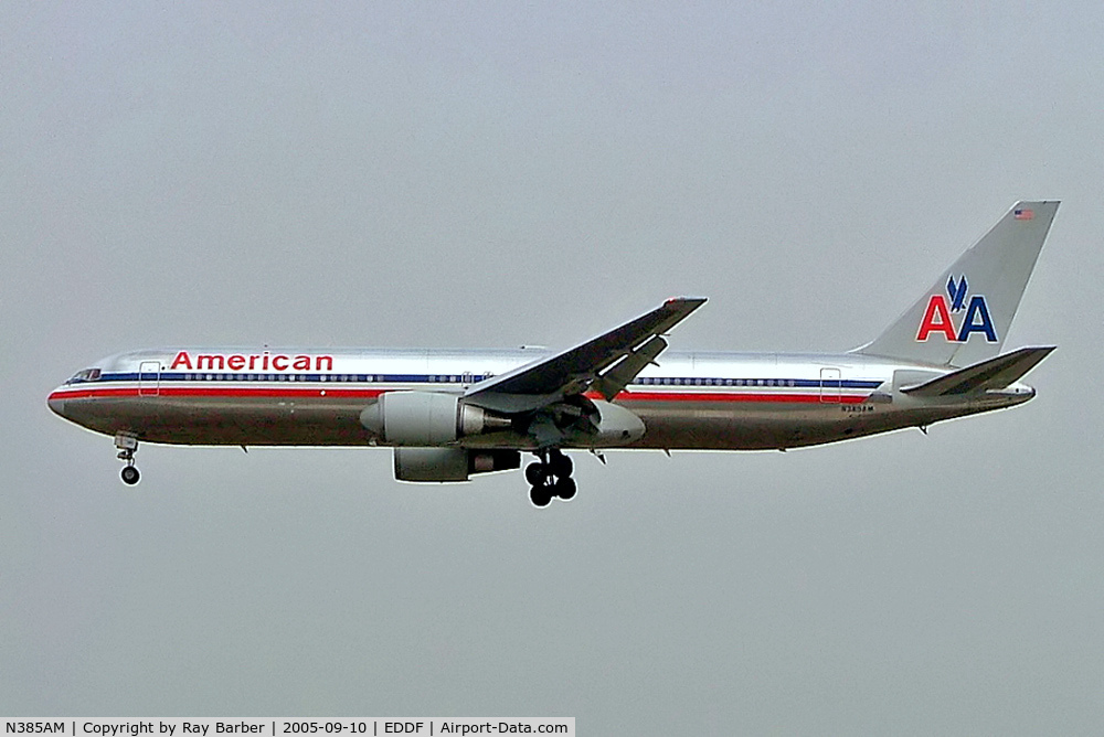 N385AM, 1994 Boeing 767-323 C/N 27059, Boeing 767-323ER [27059] (American Airlines) Frankfurt~D 10/09/2005