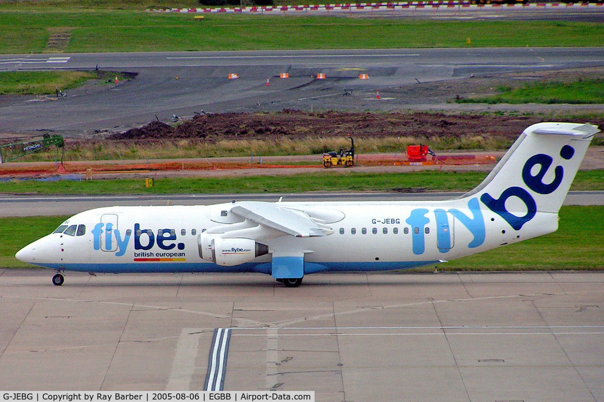 G-JEBG, 1992 British Aerospace BAe.146-300 C/N E3209, BAe 146-300 [E3209] (Flybe) Birmingham Int'l~G 06/08/2005