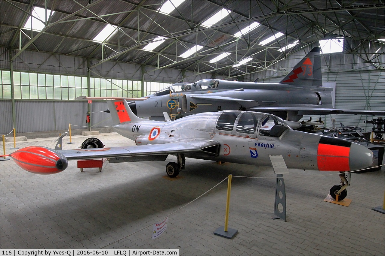 116, Morane-Saulnier MS.760 Paris C/N 116, Morane-Saulnier MS.760 Paris, Musée Européen de l'Aviation de Chasse at Montélimar-Ancône airfield (LFLQ)