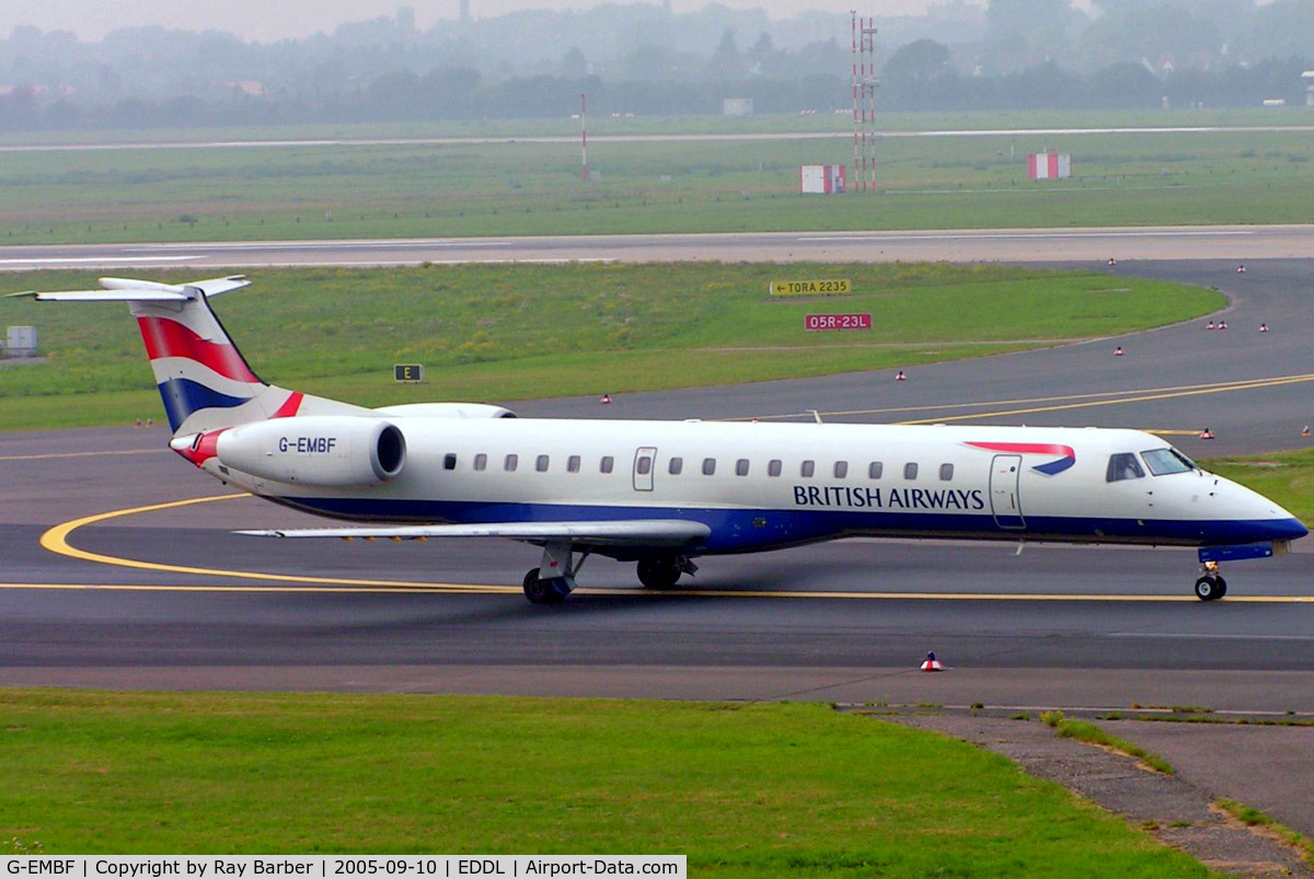 G-EMBF, 1998 Embraer EMB-145EU (ERJ-145EU) C/N 145088, Embraer ERJ-145EU [145088] (British Airways CitiExpress) Dusseldorf~D 10/09/2005