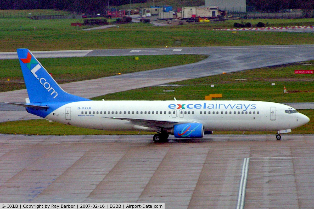 G-OXLB, 2001 Boeing 737-86N C/N 30806, Boeing 737-86N [30806] (XL Airways) Birmingham Int'l~G 16/02/2007