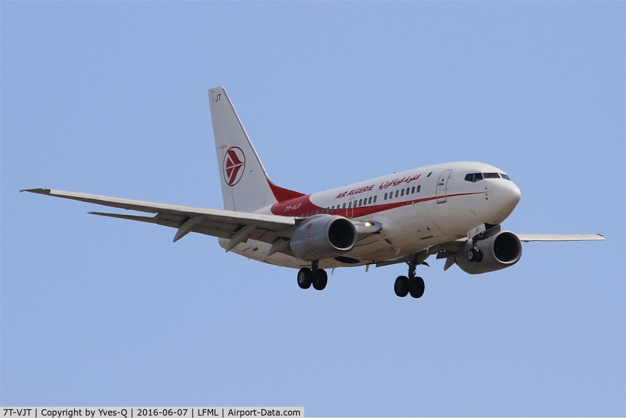 7T-VJT, 2002 Boeing 737-6D6 C/N 30546, Boeing 737-6D6, Short approach Rwy 31R, Marseille-Provence Airport (LFML-MRS)