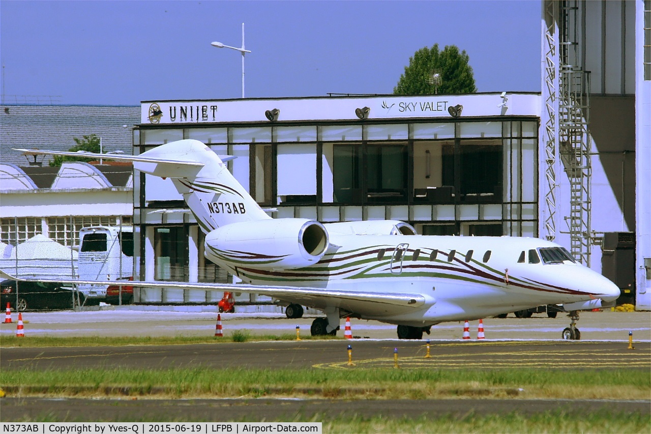 N373AB, 2005 Cessna 750 Citation X Citation X C/N 750-0243, Cessna 750, Parking area, Paris-Le Bourget (LFPB-LBG)