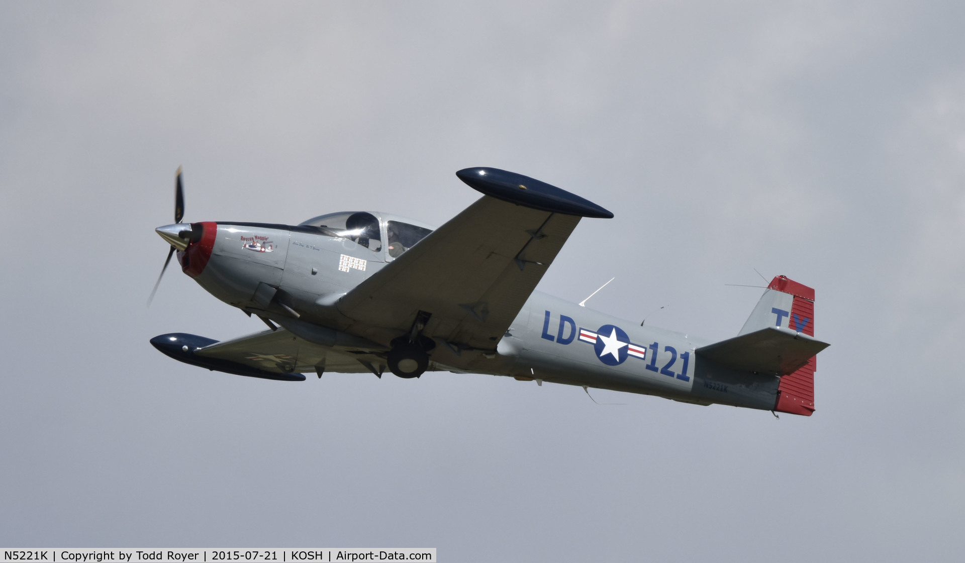 N5221K, 1950 Ryan Navion B C/N NAV-4-2121B, Airventure 2015