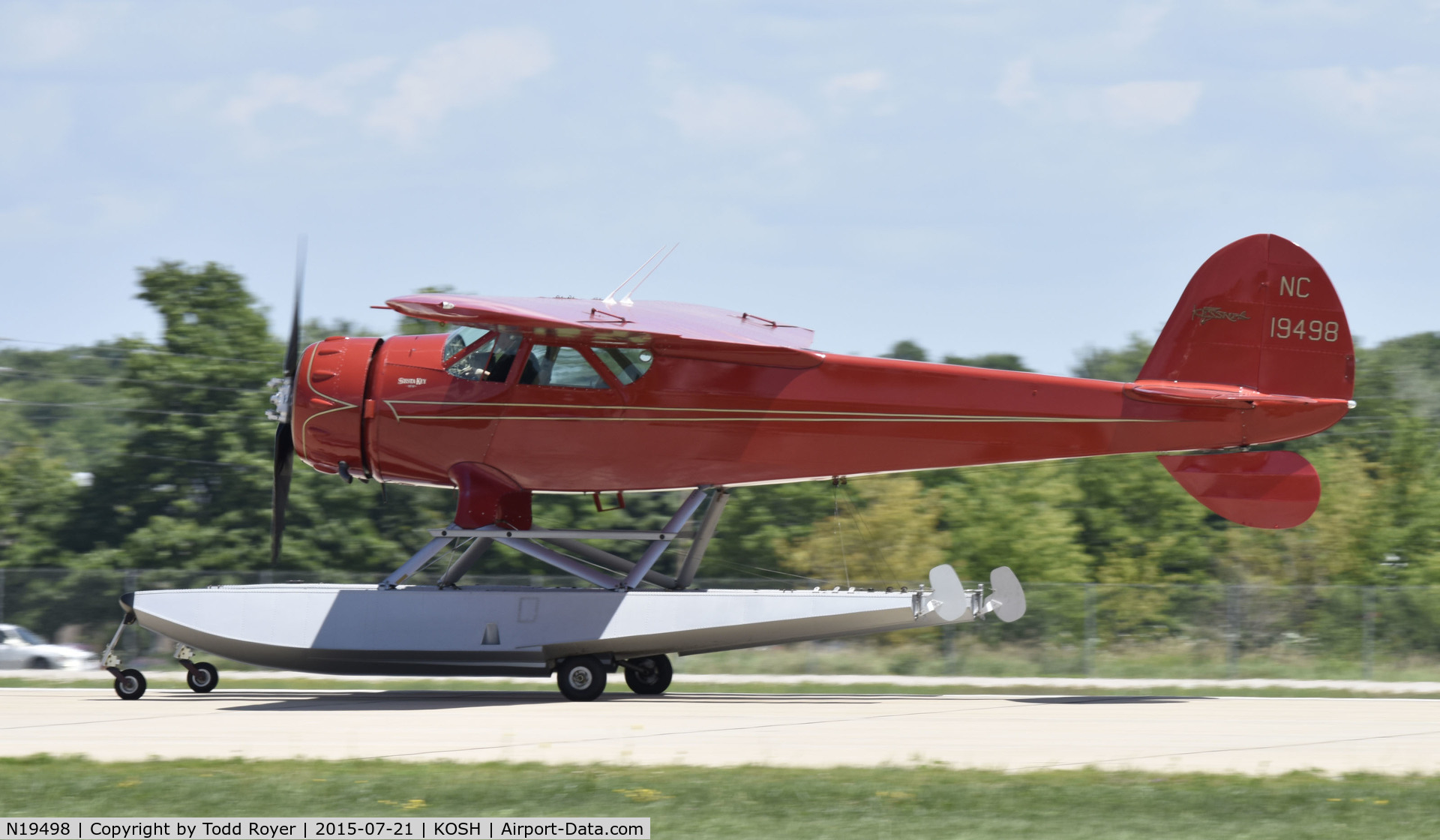 N19498, 1939 Cessna C-165 Airmaster C/N 467, Airventure 2015