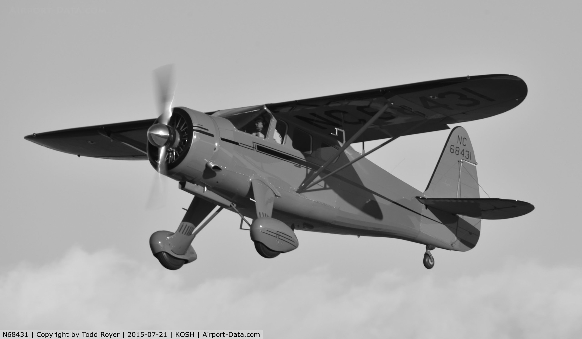 N68431, 1943 Howard Aircraft DGA-15P C/N 991, Airventure 2015