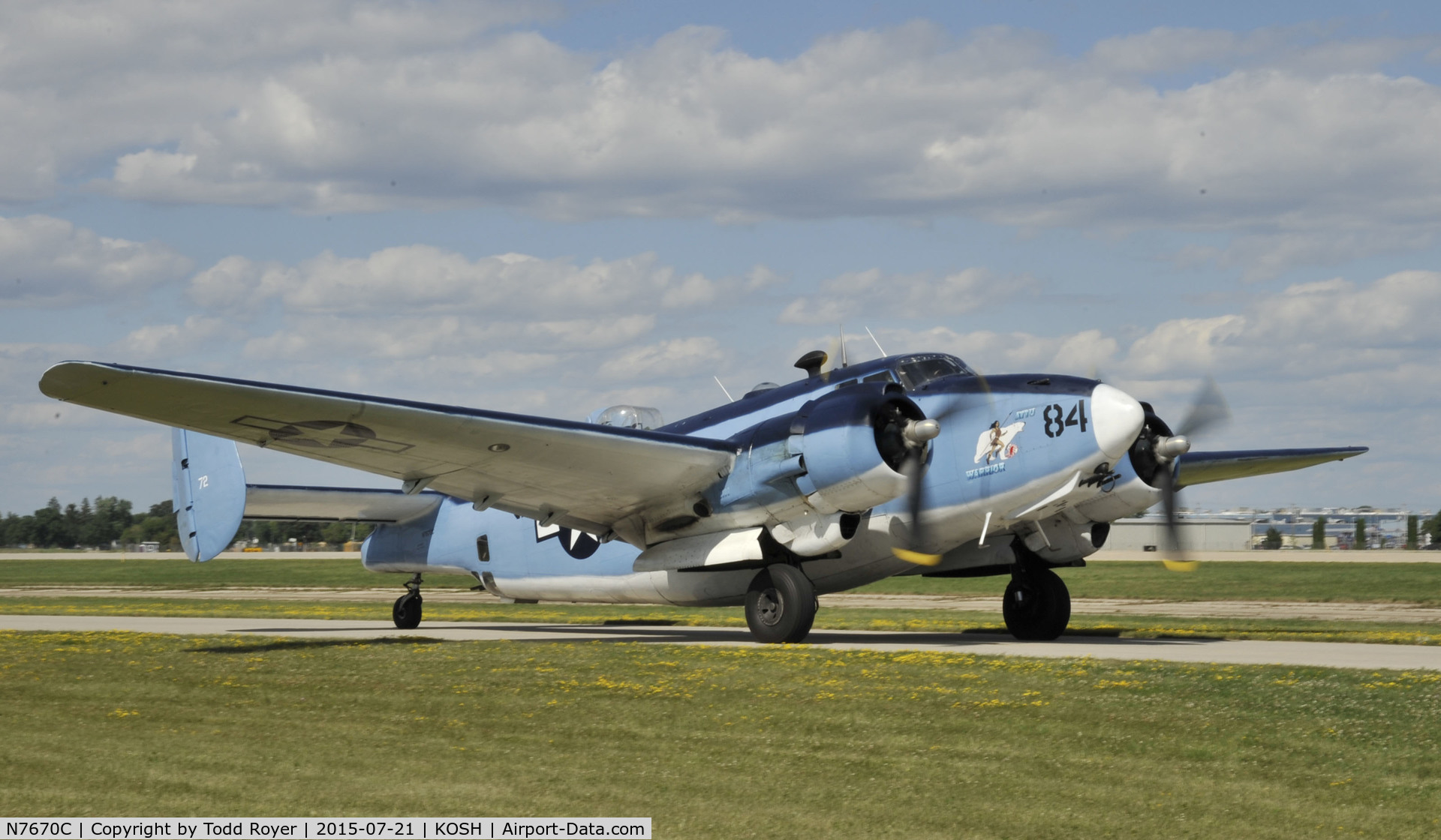 N7670C, 1945 Lockheed PV-2 Harpoon C/N 15-1438, Airventure 2015