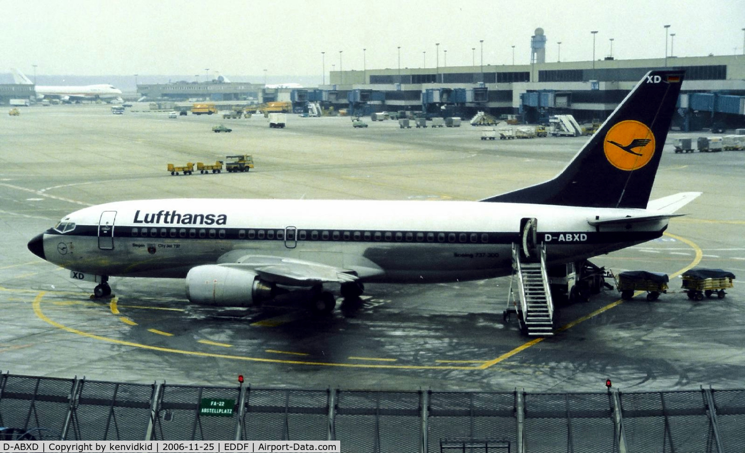 D-ABXD, 1986 Boeing 737-330 C/N 23525, Lufthansa