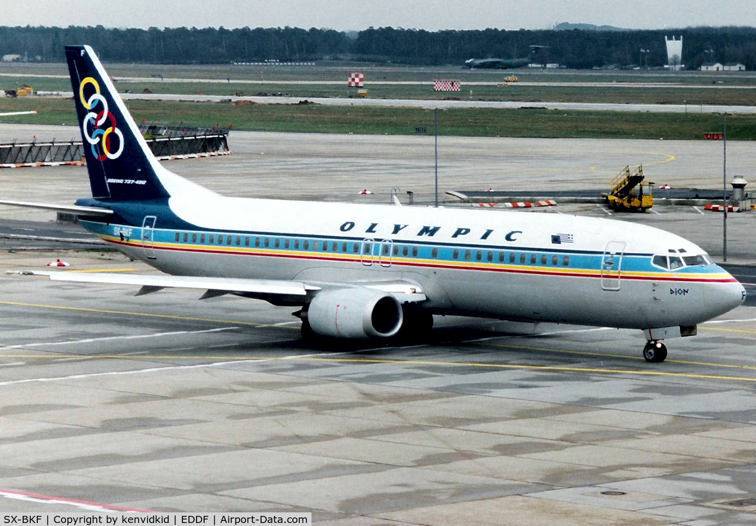 SX-BKF, 1991 Boeing 737-484 C/N 25430, Olympic Airways.