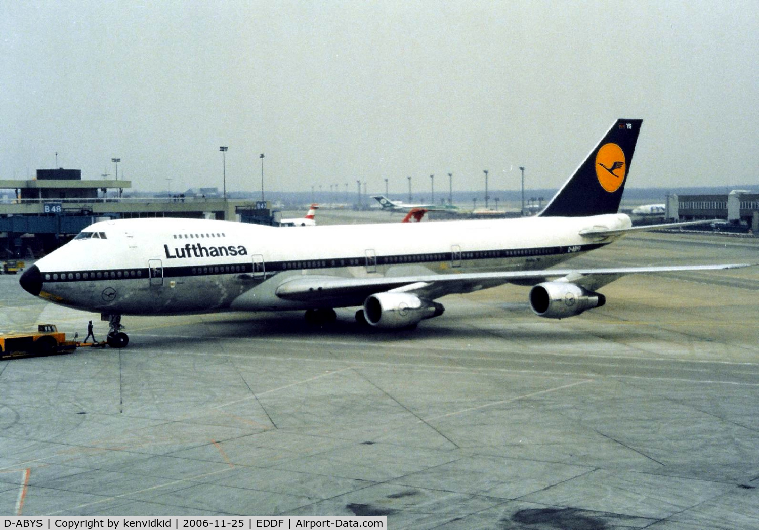 D-ABYS, 1979 Boeing 747-230B C/N 21644, Lufthansa