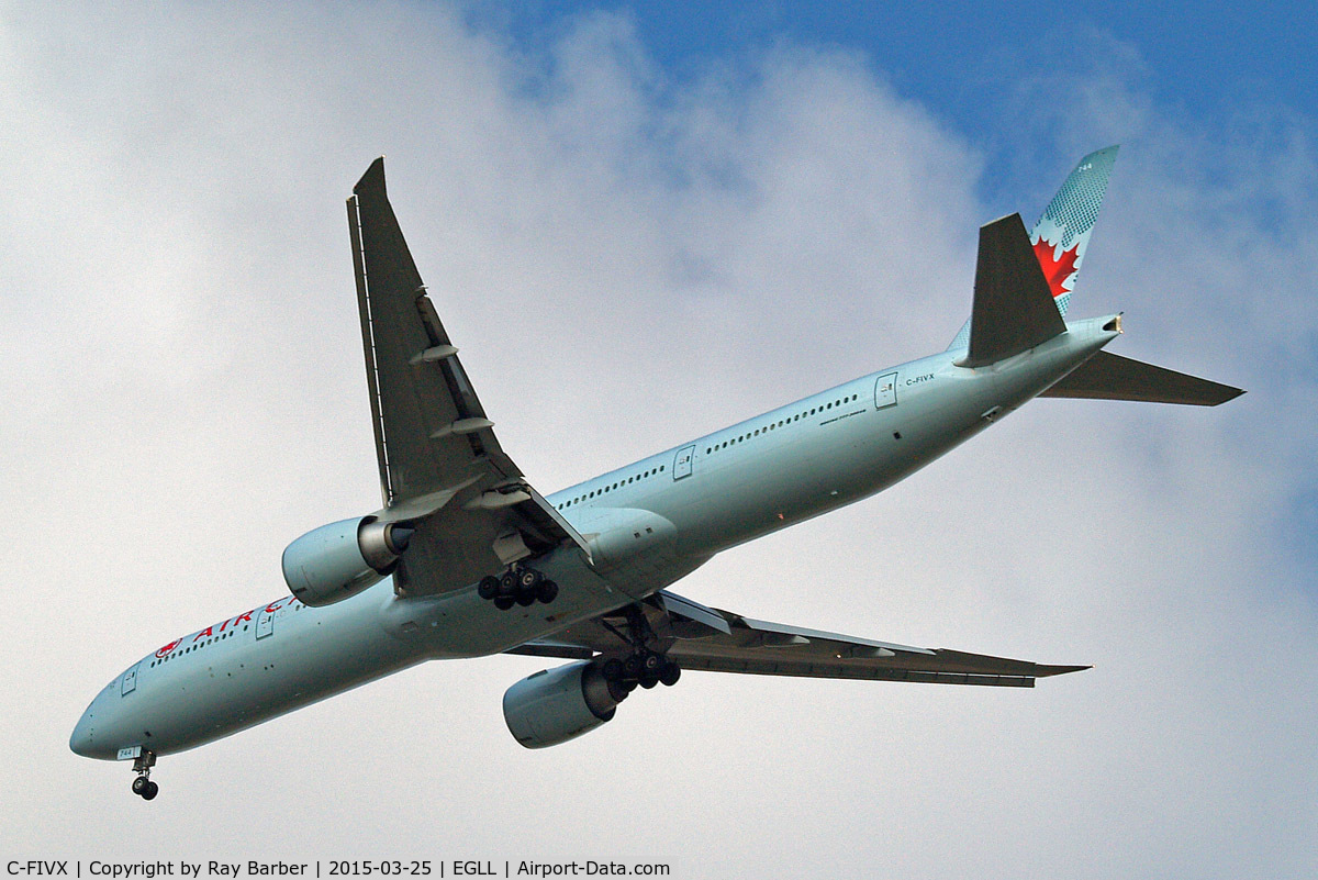 C-FIVX, 2013 Boeing 777-333/ER C/N 42219, Boeing 777-333ER [42219] (Air Canada) Home~G 25/03/2015. On approach 27R.