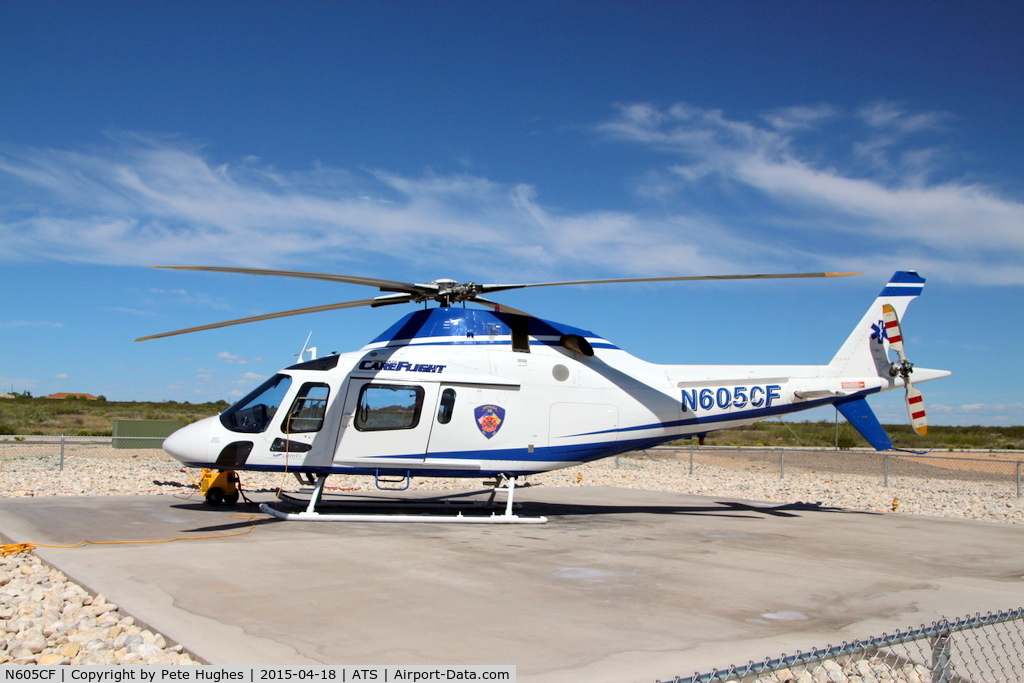N605CF, 2006 Agusta A-119 Koala C/N 14058, N605CF A119 at Artesia, New Mexico