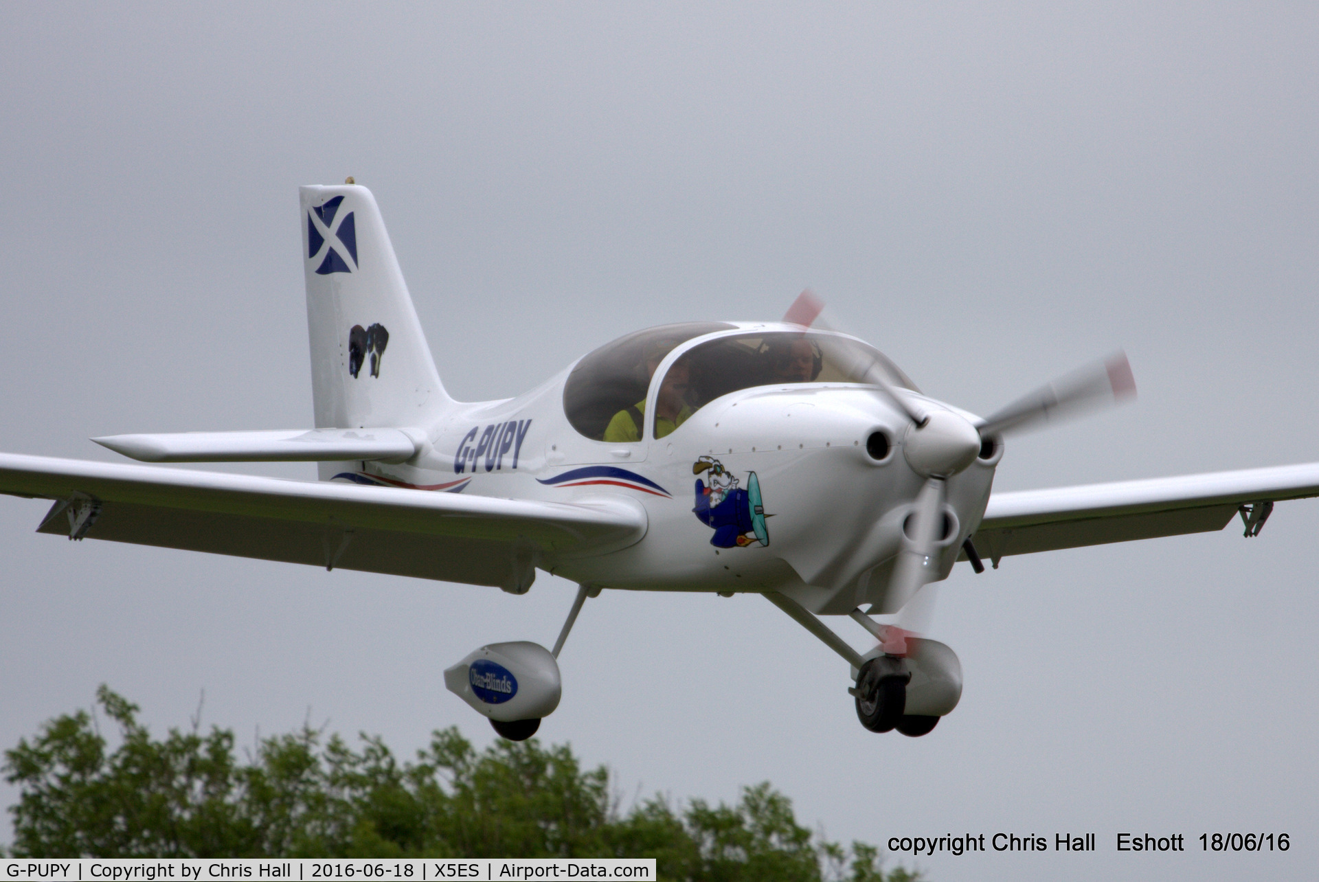 G-PUPY, 2002 Europa XS Tri-Gear C/N PFA 247-13694, at the Great North Fly in. Eshott