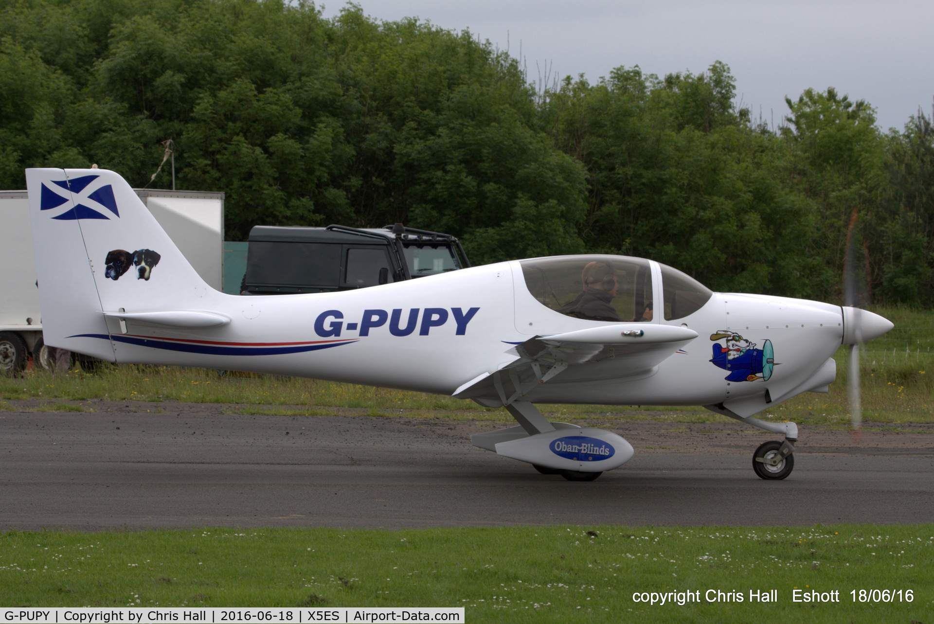 G-PUPY, 2002 Europa XS Tri-Gear C/N PFA 247-13694, at the Great North Fly in. Eshott