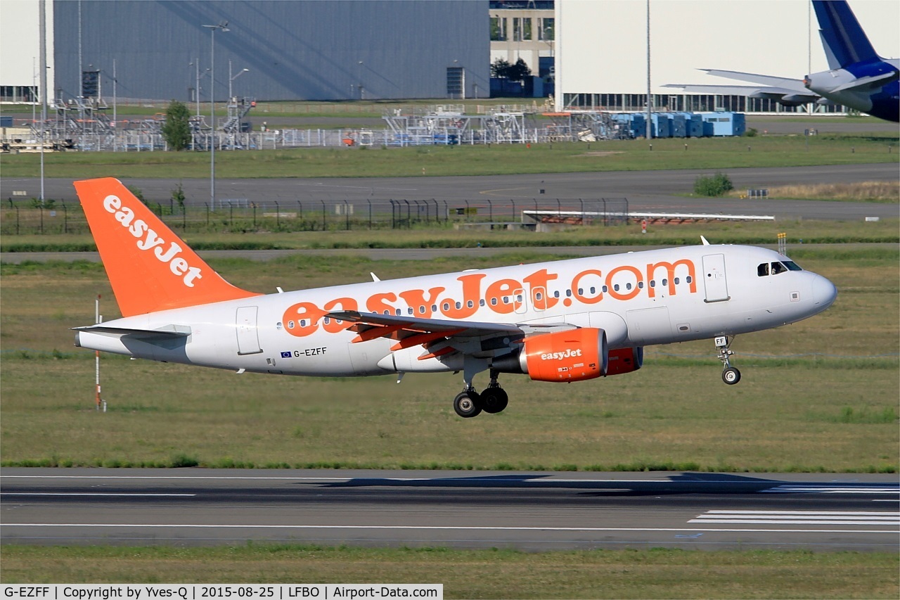 G-EZFF, 2009 Airbus A319-111 C/N 3844, Airbus A319-111, On final rwy 14R, Toulouse-Blagnac airport (LFBO-TLS)