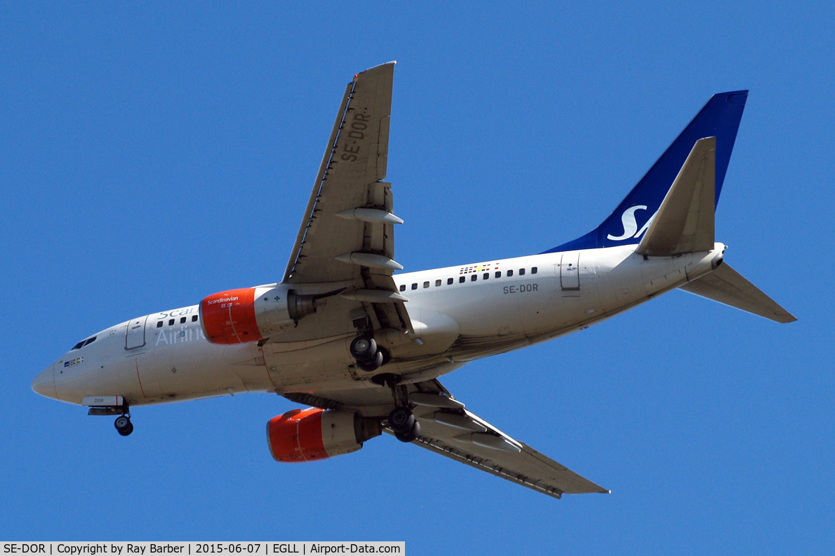 SE-DOR, 1999 Boeing 737-683 C/N 28305, Boeing 737-683 [28305] (SAS Scandinavian Airlines) Home~G 07/06/2015. On approach 27R