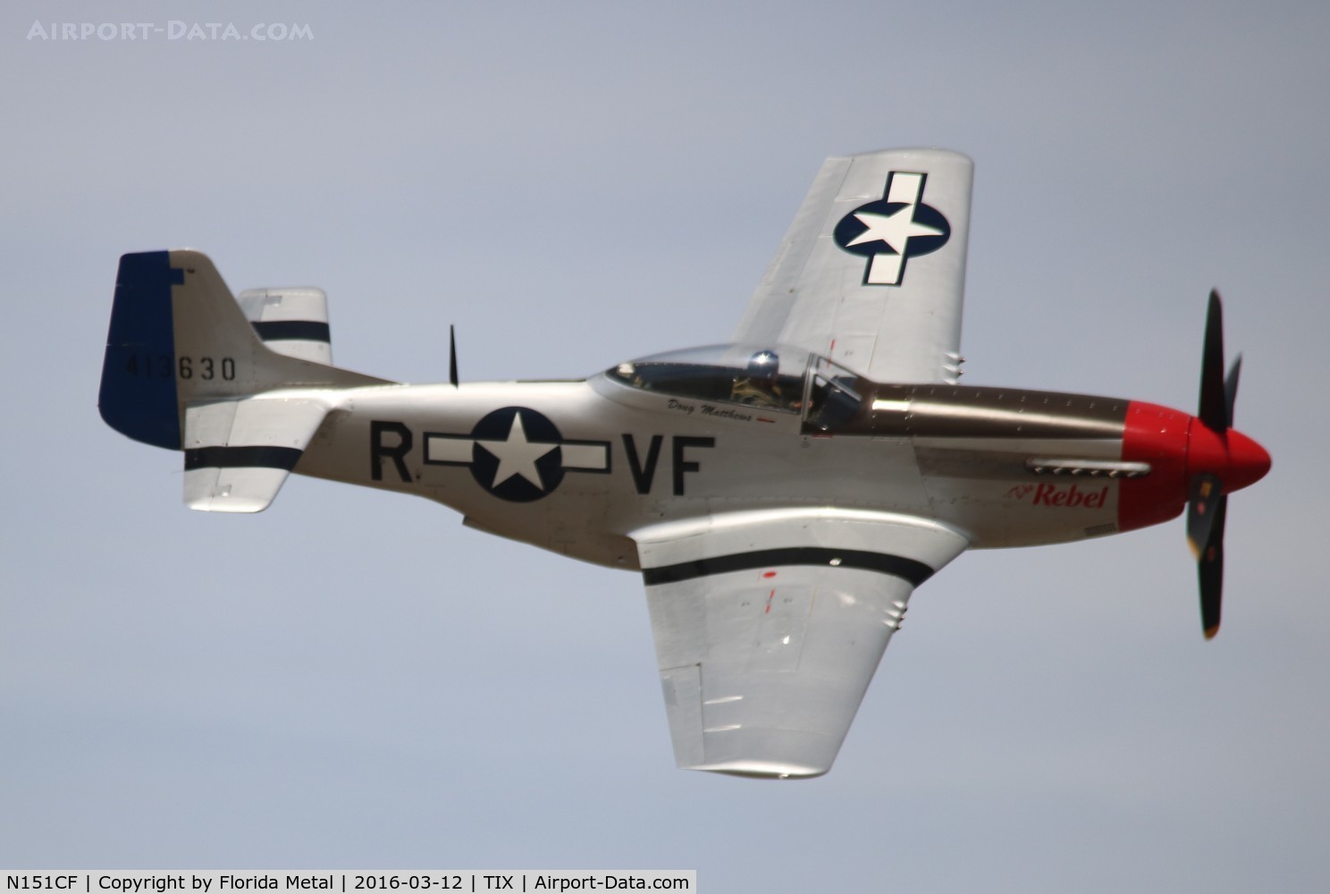 N151CF, 1944 North American P-51D Mustang C/N 44-84933N, The Rebel