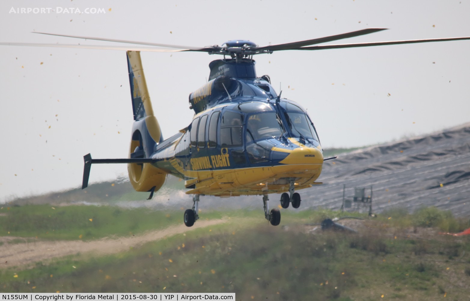 N155UM, 2011 Eurocopter EC-155B-1 C/N 6934, University of Michigan Hospital