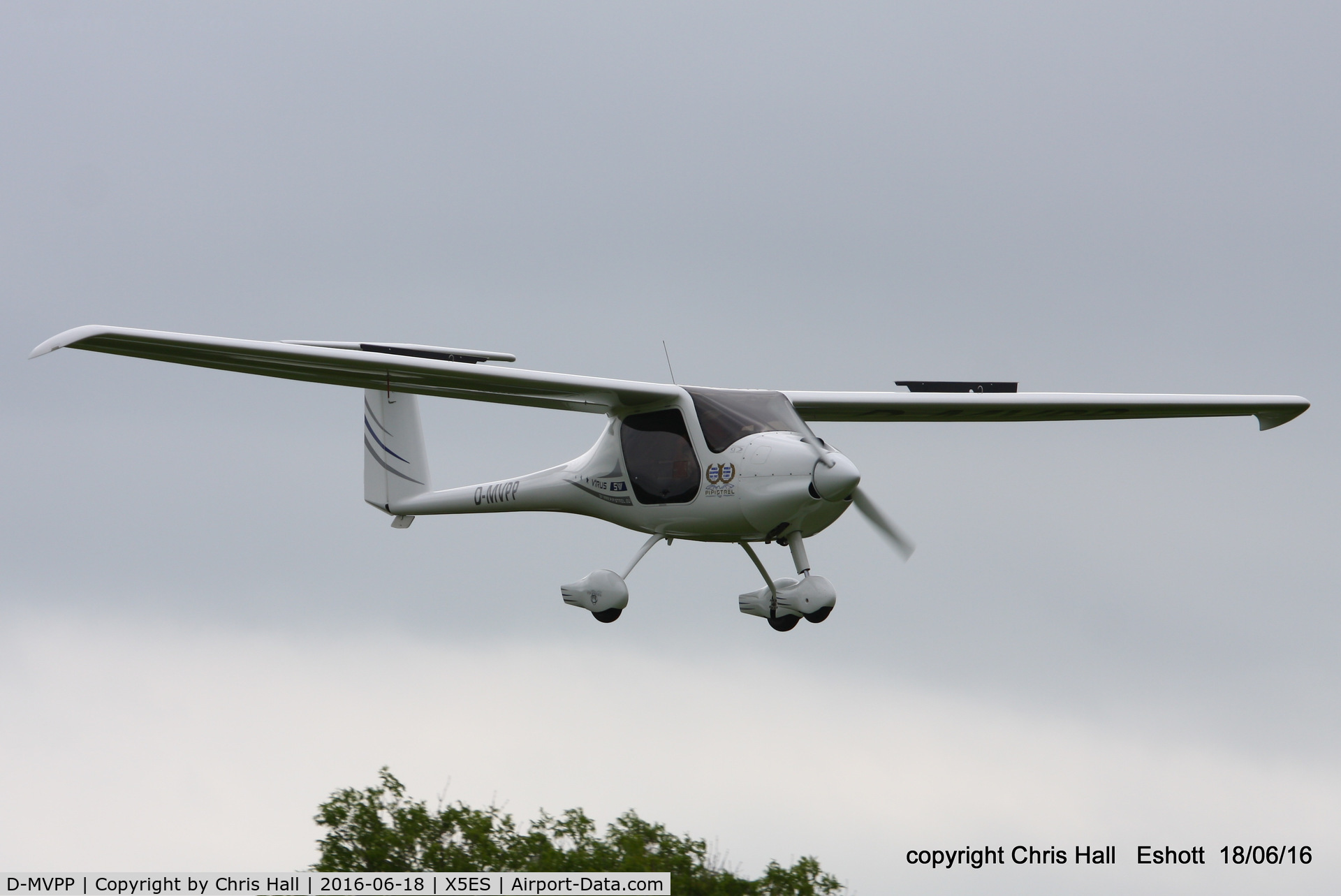 D-MVPP, 2013 Pipistrel Virus SW C/N 524 SWN 80, at the Great North Fly in. Eshott