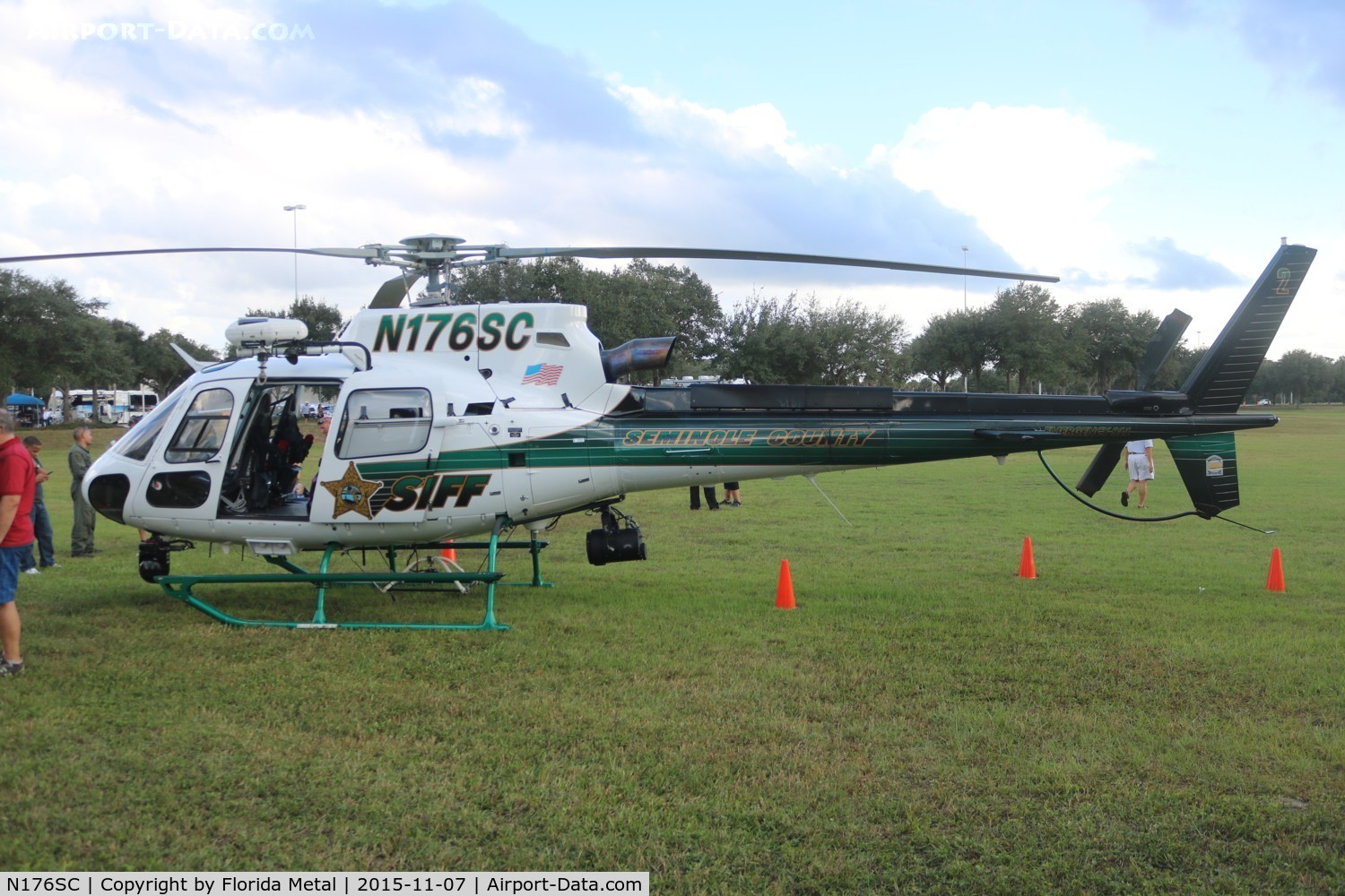N176SC, 2013 Eurocopter AS-350B-3 Ecureuil Ecureuil C/N 7708, Seminole County Sheriff at American Heroes Air Show Oveido