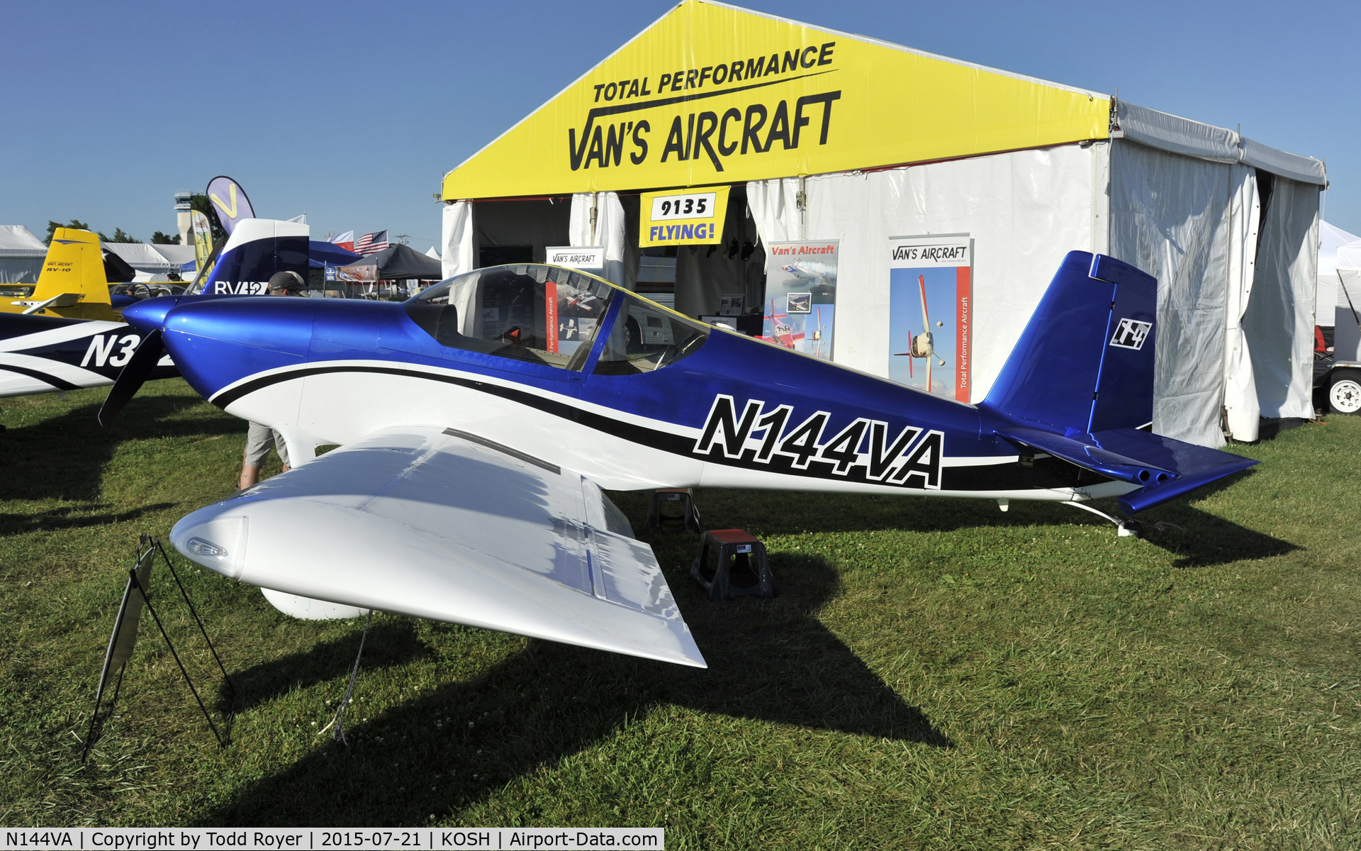 N144VA, 2015 Vans RV-14 C/N 140055, Airventure 2015