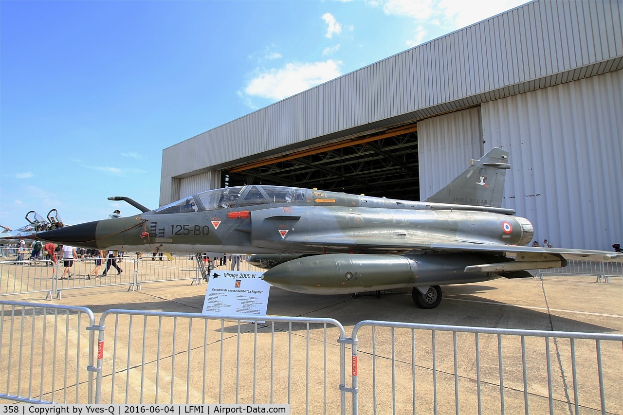 358, Dassault Mirage 2000N C/N 332, Dassault Mirage 2000N, Static display, Istres-Le Tubé Air Base 125 (LFMI-QIE) open day 2016