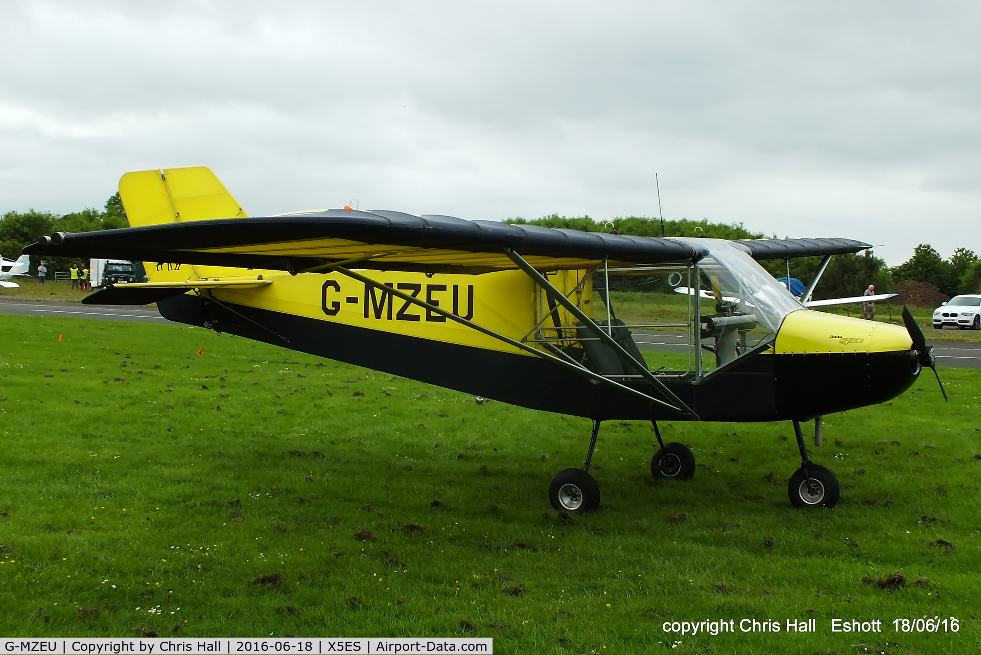 G-MZEU, 1997 Rans S-6ESD XL Coyote II C/N PFA 204-13023, at the Great North Fly in. Eshott