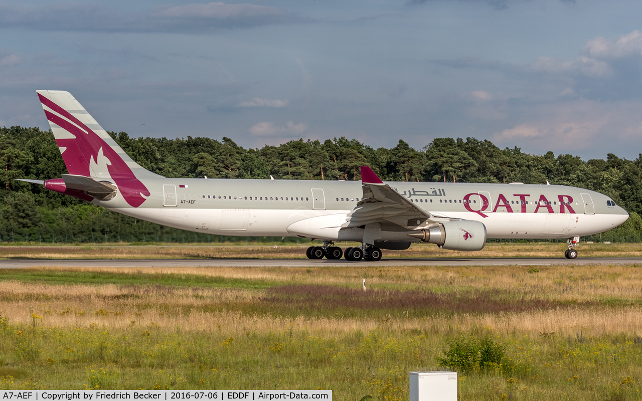 A7-AEF, 2006 Airbus A330-302 C/N 721, departure via RW18W