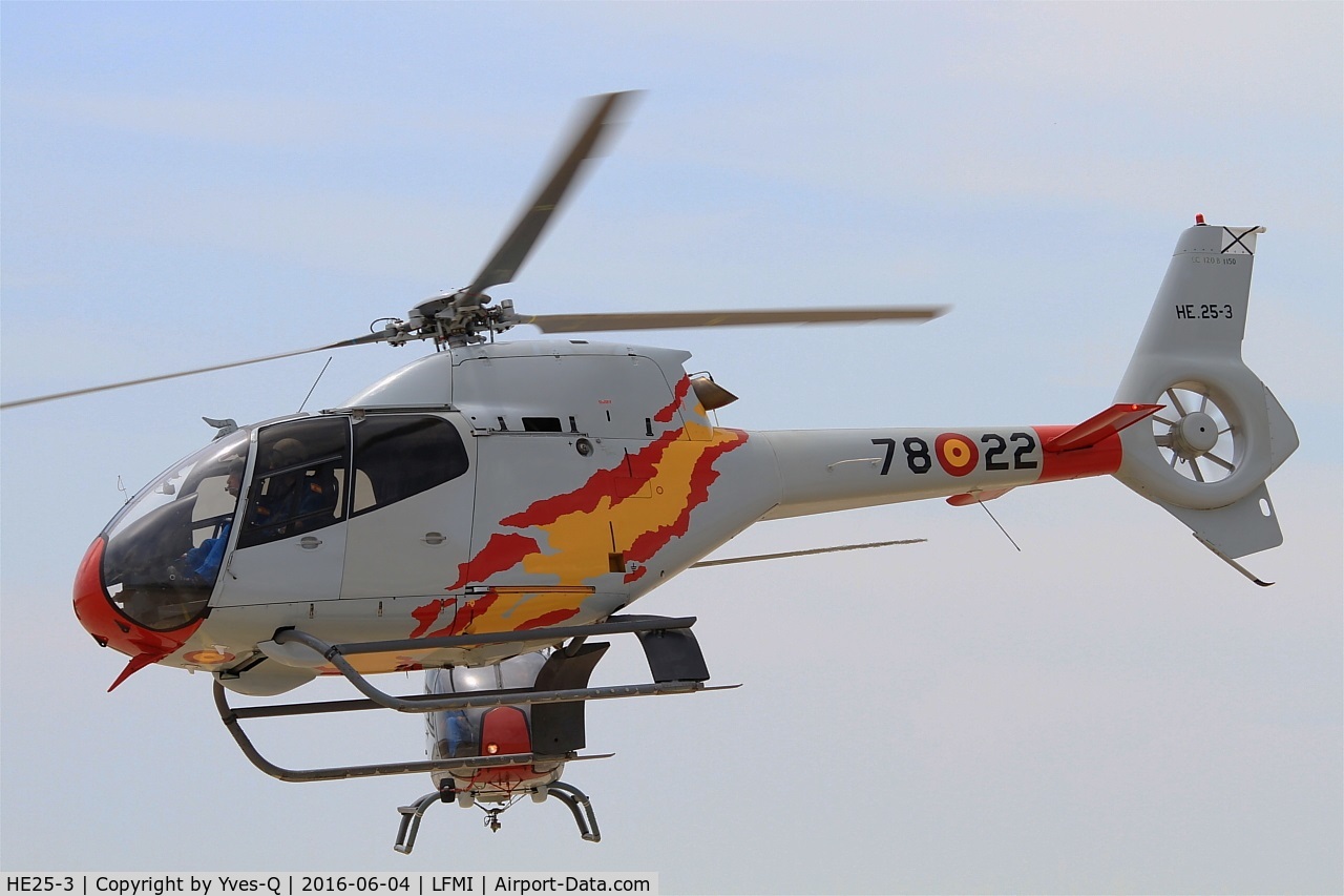 HE25-3, 2000 Eurocopter EC-120B Colibri C/N 1150, Spanish ASPA Team Eurocopter EC-120B Colibri, On display, Istres-Le Tubé Air Base 125 (LFMI-QIE) open day 2016