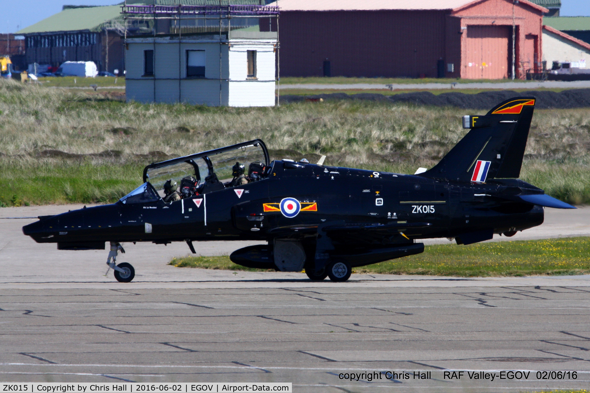 ZK015, 2008 British Aerospace Hawk T2 C/N RT006/1244, RAF IV Sqn
