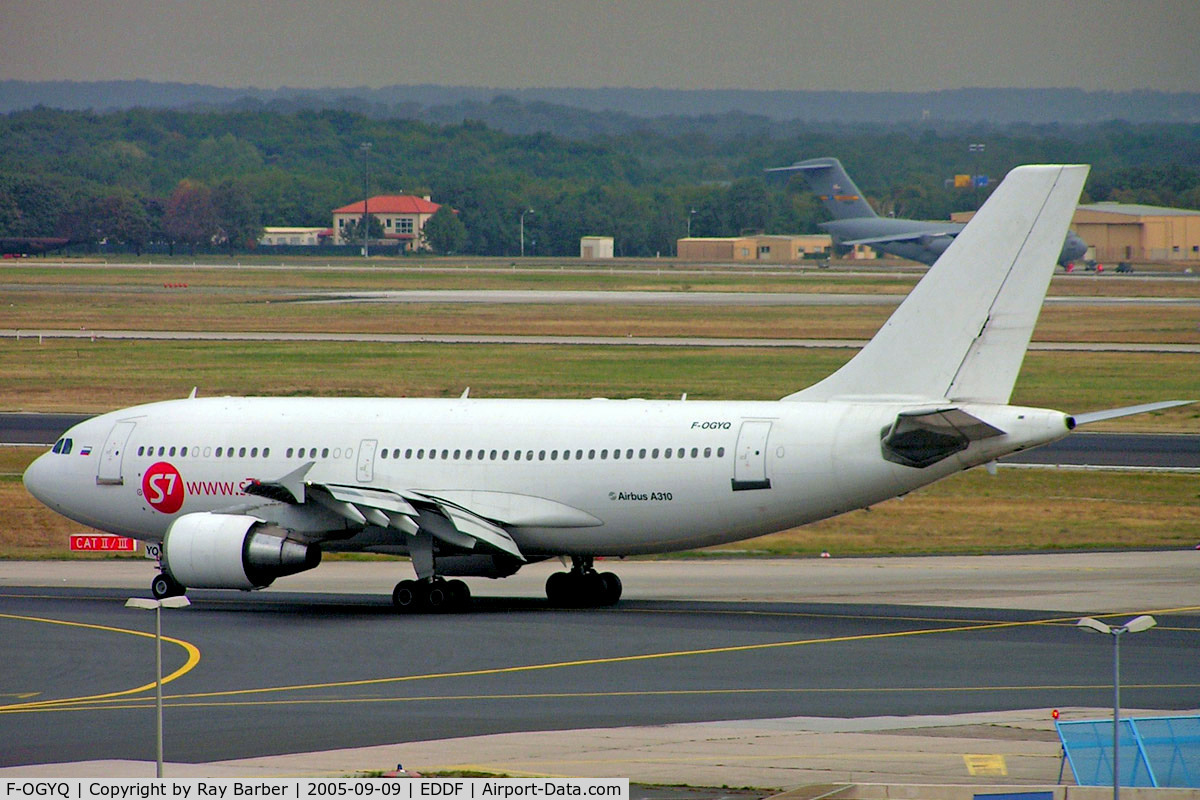 F-OGYQ, 1987 Airbus A310-324 C/N 453, Airbus A310-324 [453] (S7 Airlines) Frankfurt~D 09/09/2005